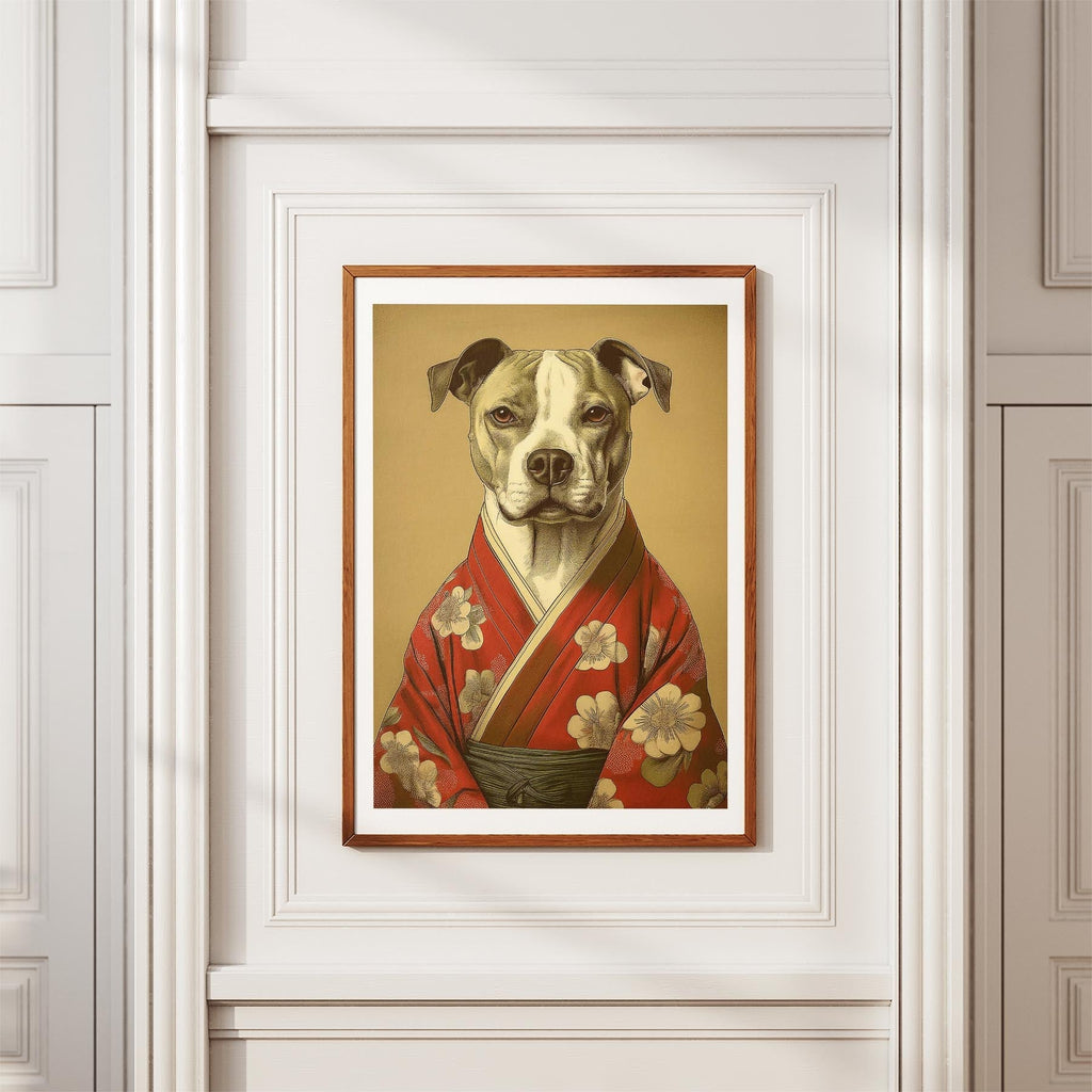 American Staffordshire Terrier Japanse Kimono Dog Series image 3