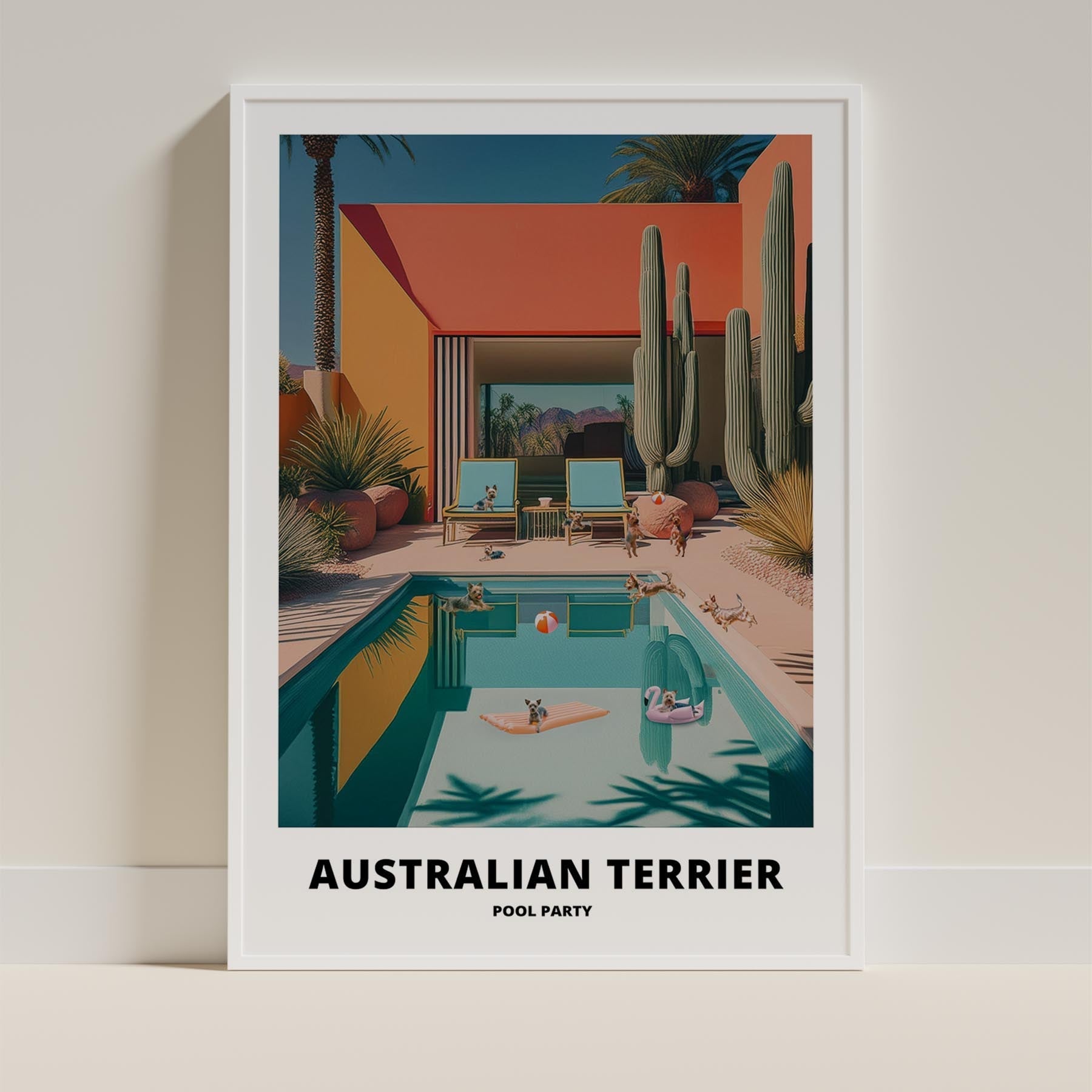 Australian Terrier Pool Party image 13