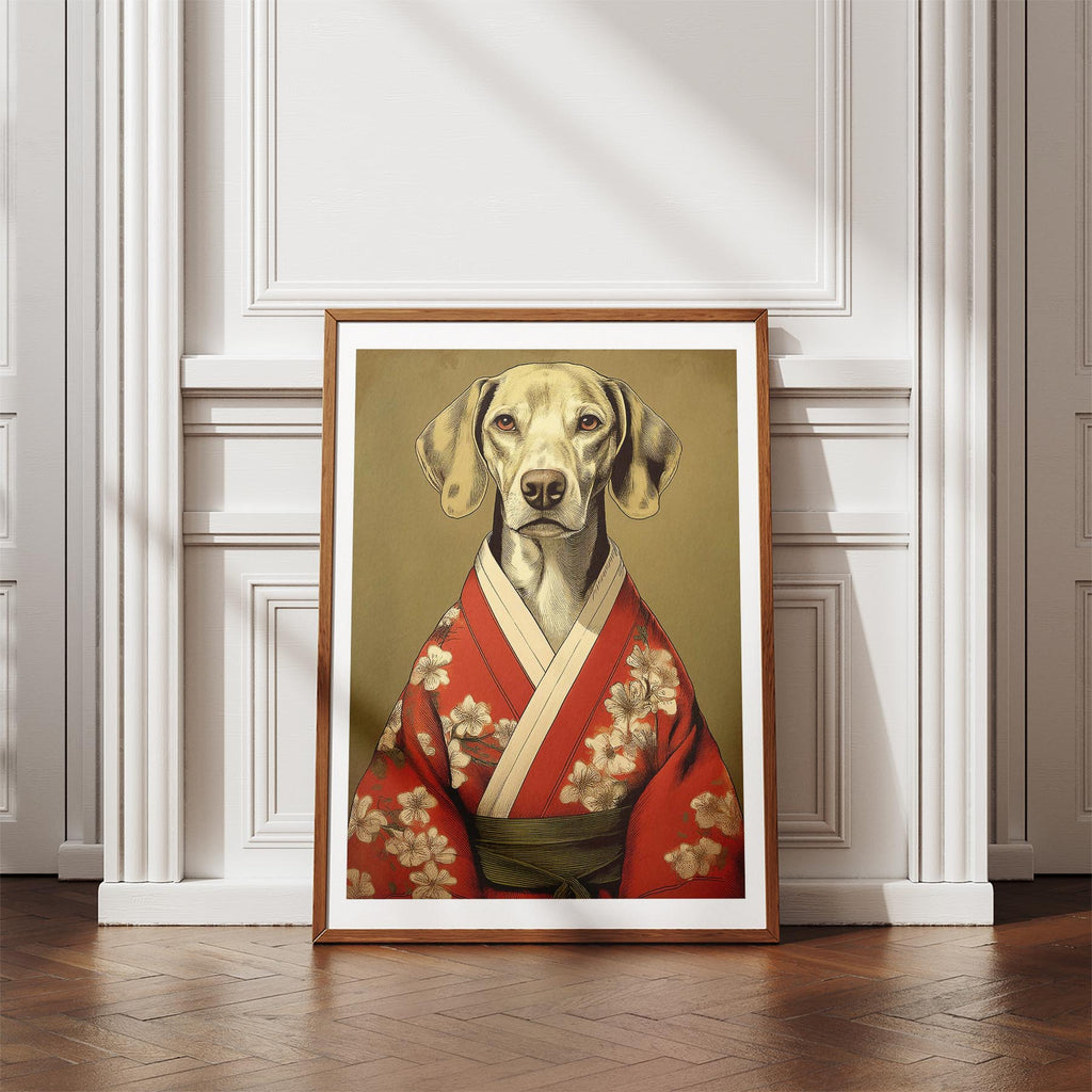 Hungarian Vizsla Japanse Kimono Dog Series image 4