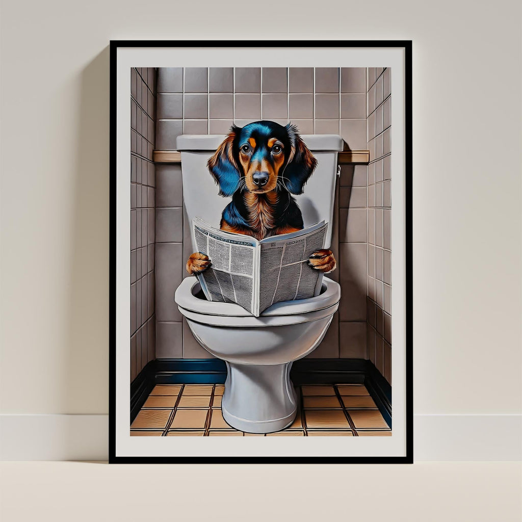 Dachshund Toilet Humour Dog Series 4 image 0