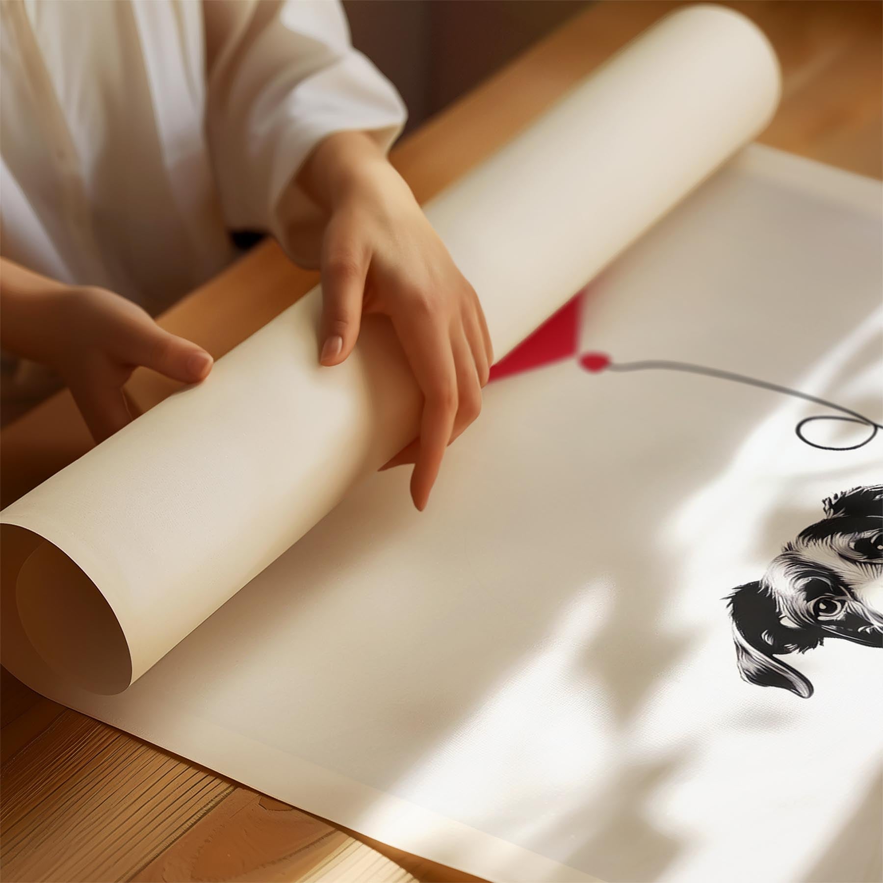 Whippet DOGSY Series inspired by the Art of Banksy image 1