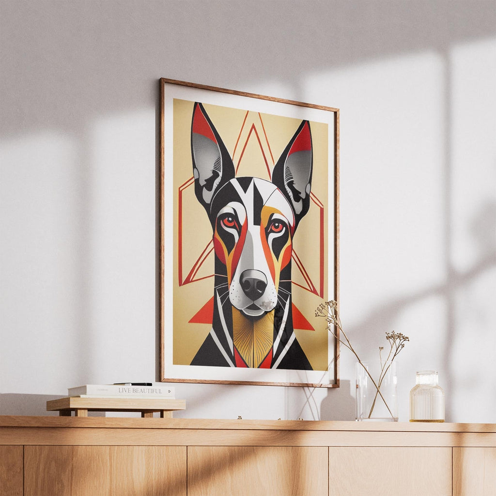 Doberman Geometric Orange Series image 5
