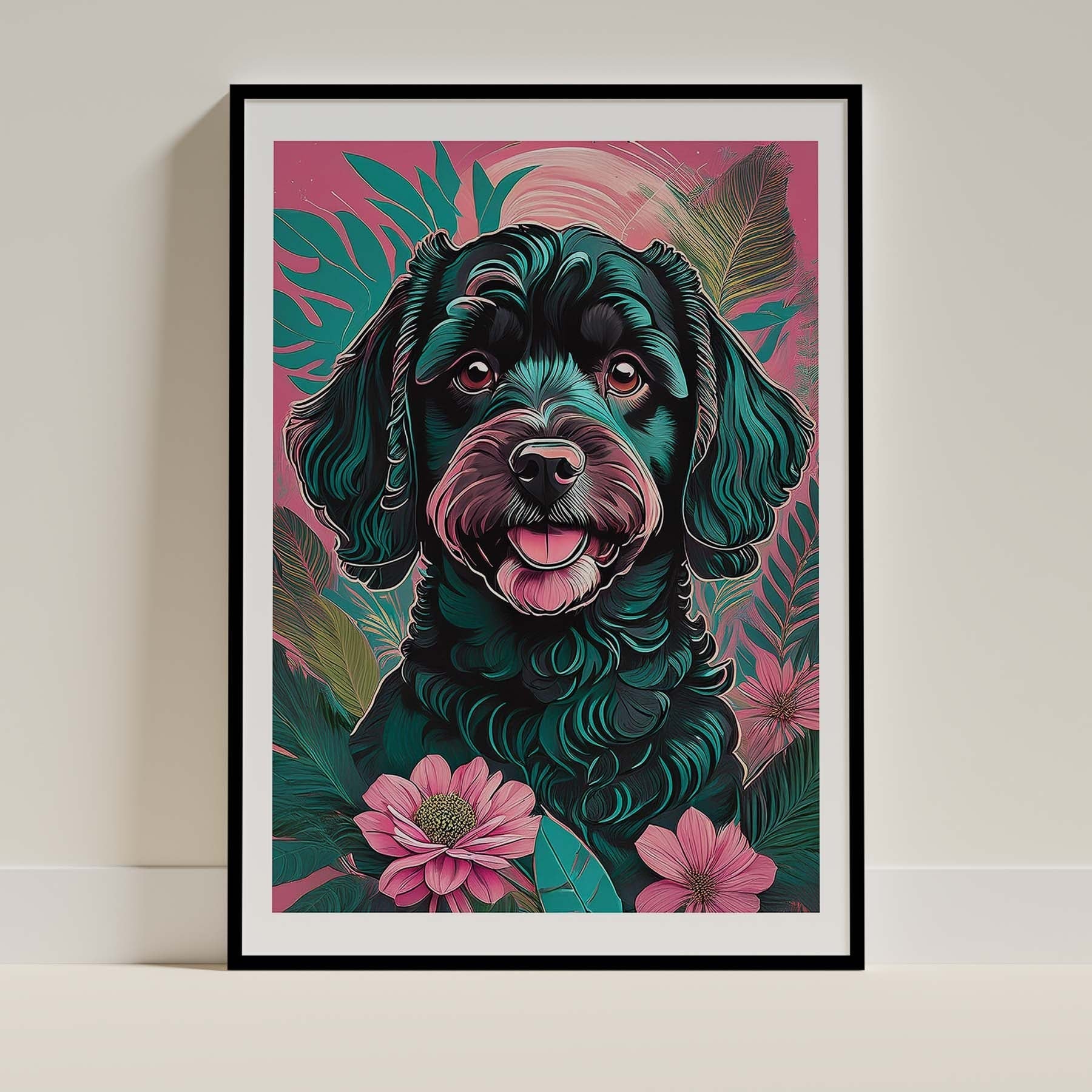 Cavoodle 3 Flowery Dog image 0