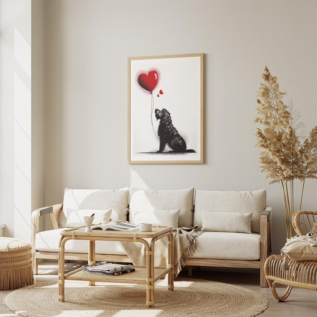 Old English Sheepdog DOGSY Series inspired by the Art of Banksy image 2