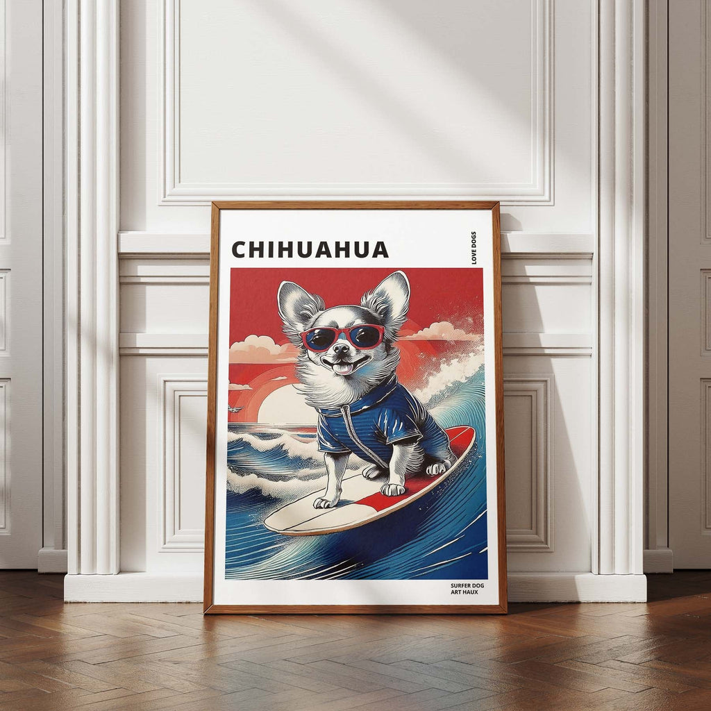 Chihuahua Hokosai Surfer Dogs 1 image 4