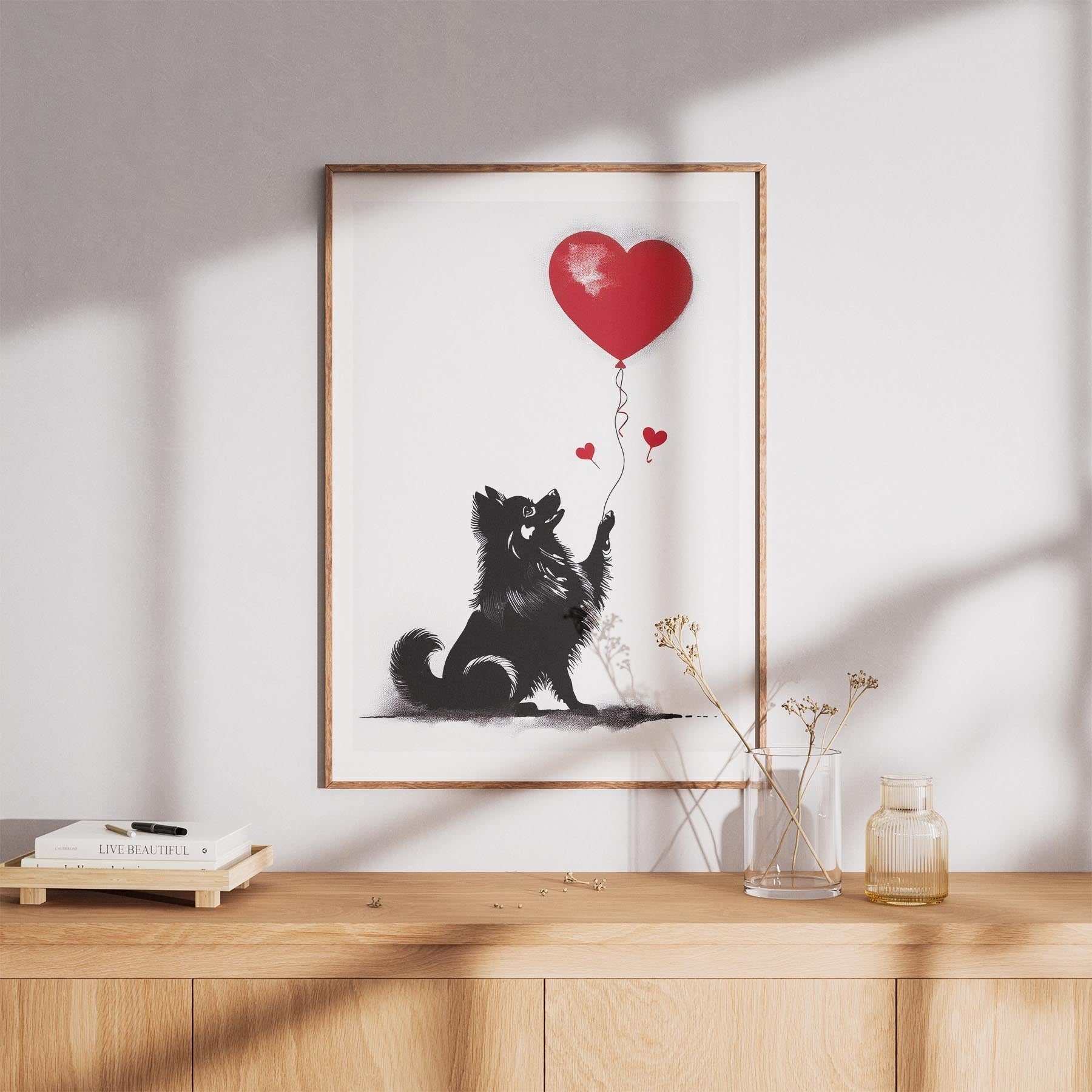 Pomeranian DOGSY Series inspired by the Art of Banksy image 8