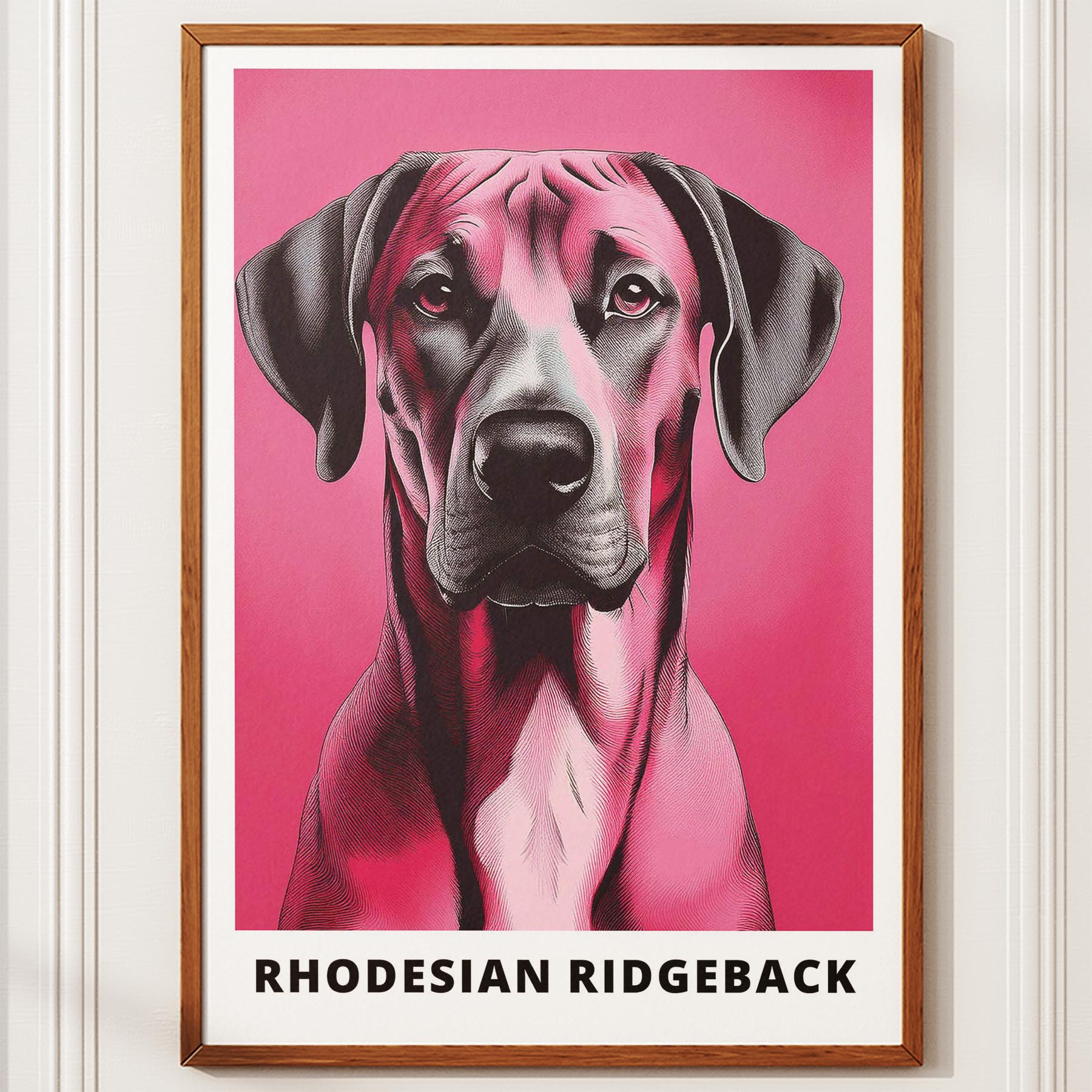 Rhoedesian Ridgeback Pink and Black Dog Series 1 image 10