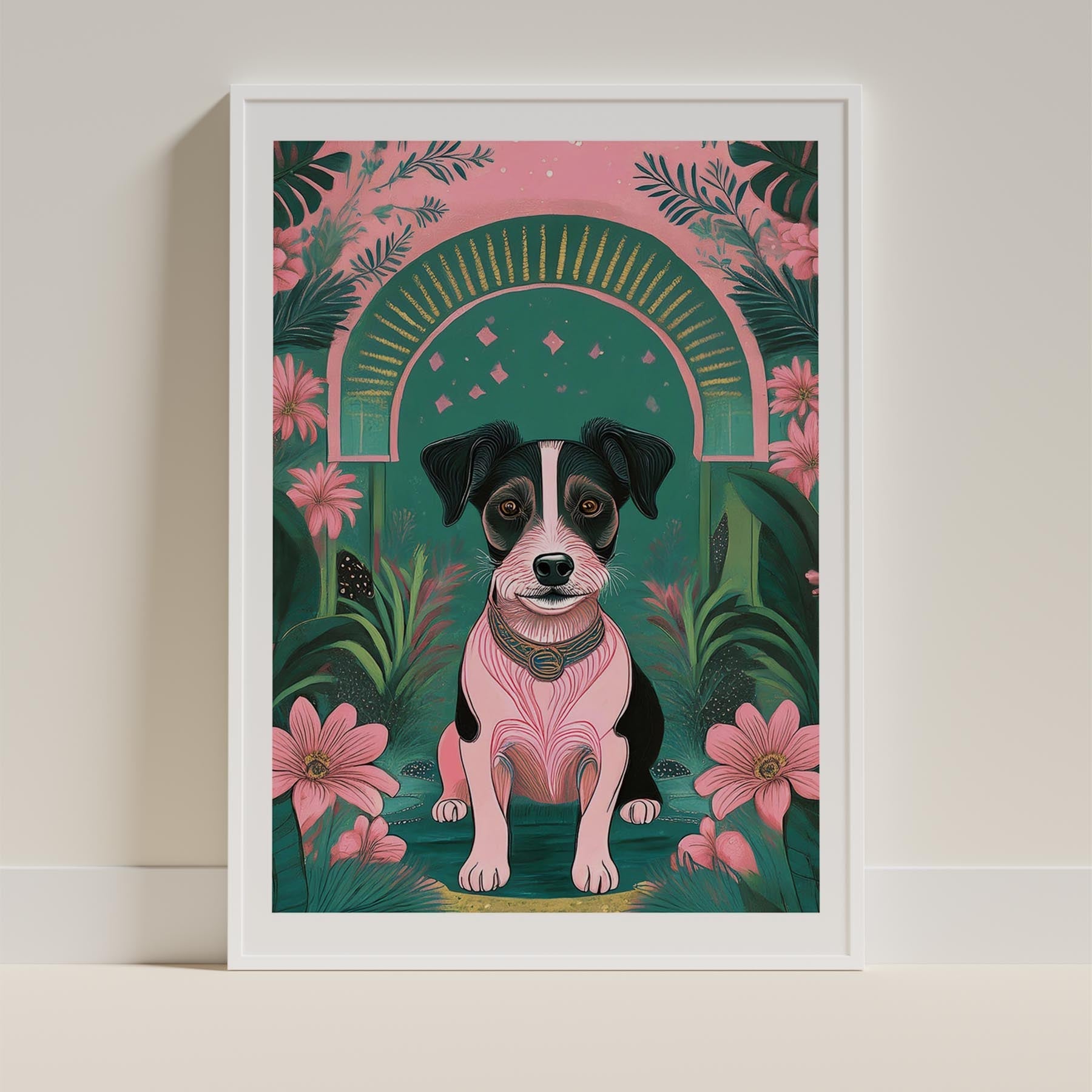 Jack Russell Terrier Flowery Dog image 9