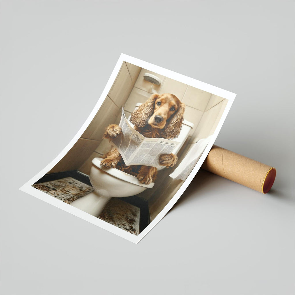 Cocker Spaniel Toilet Humour Dog Series 3 image 6