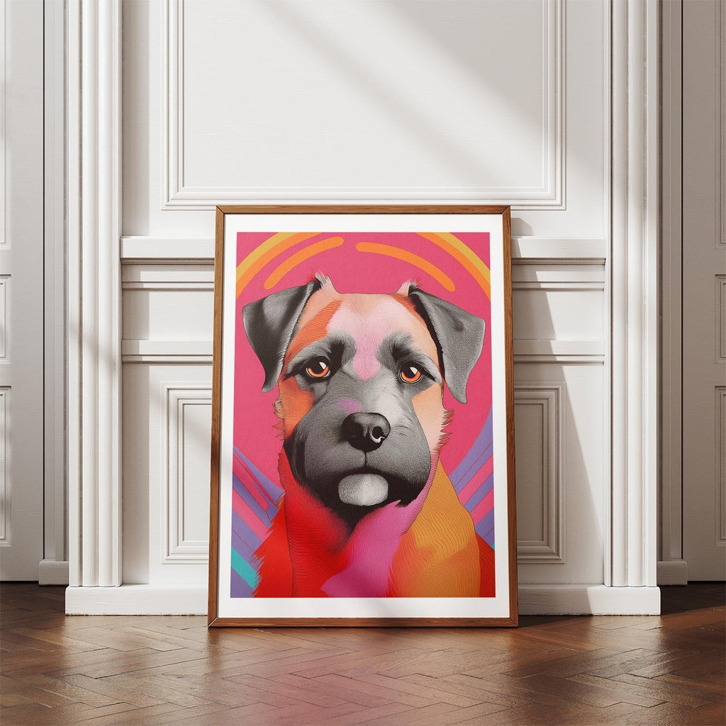 Border Terrier Modern Pop Dog Series image 4
