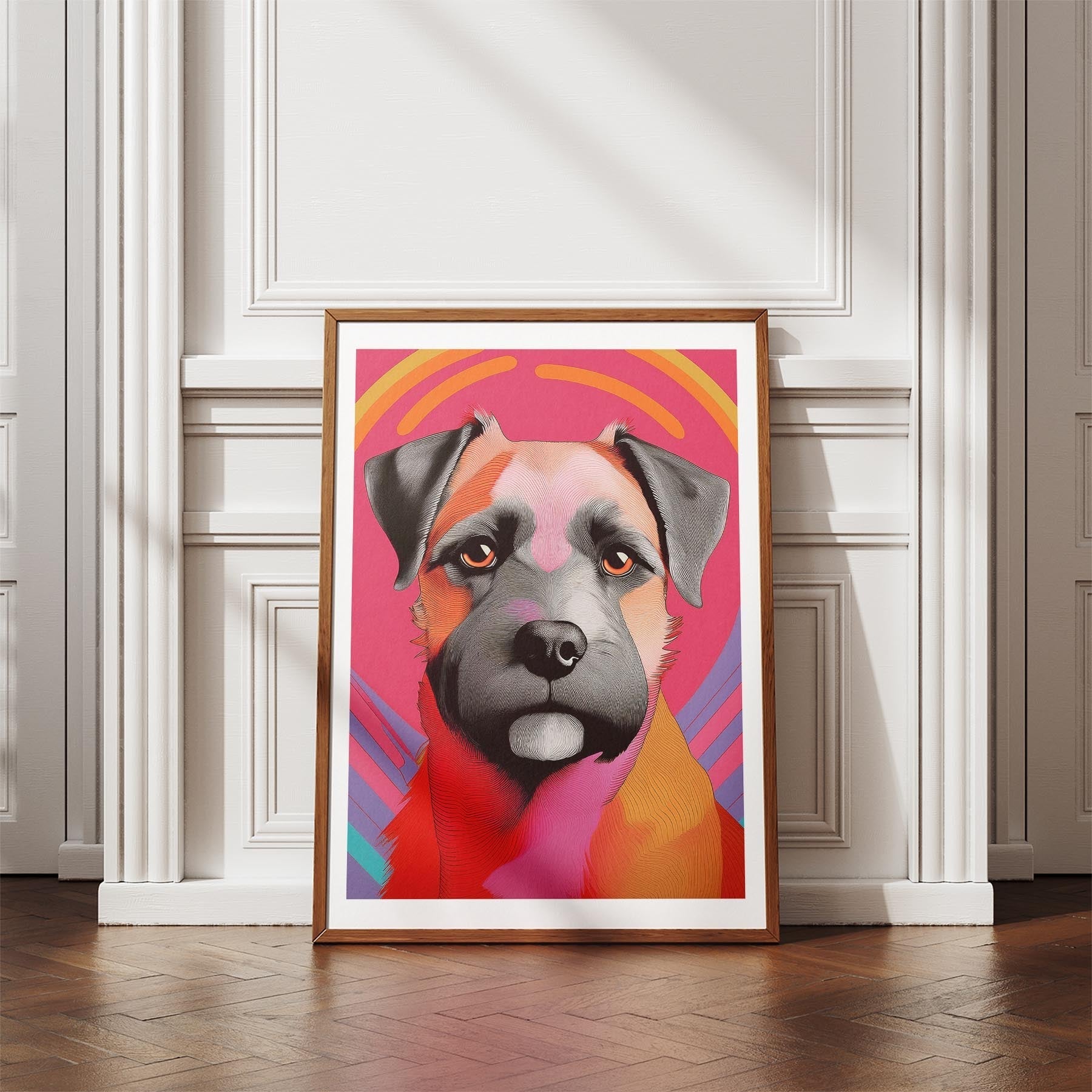 Border Terrier Modern Pop Dog Series image 4