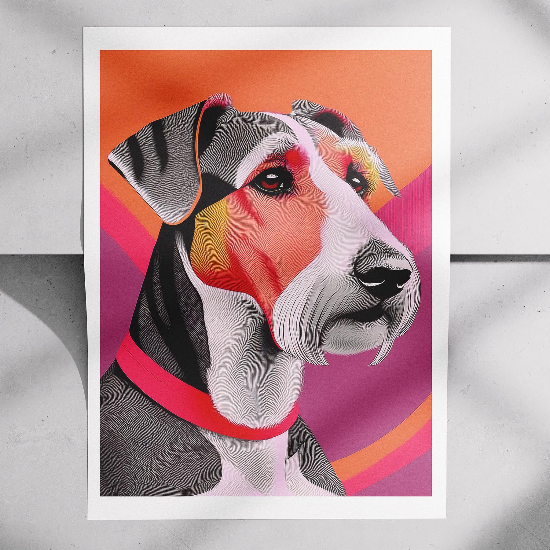 Airedale Modern Pop Dog Series image 7