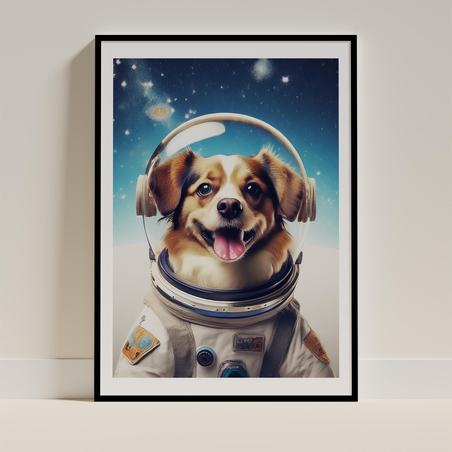 Papillon Astronaut Dog Series image 0