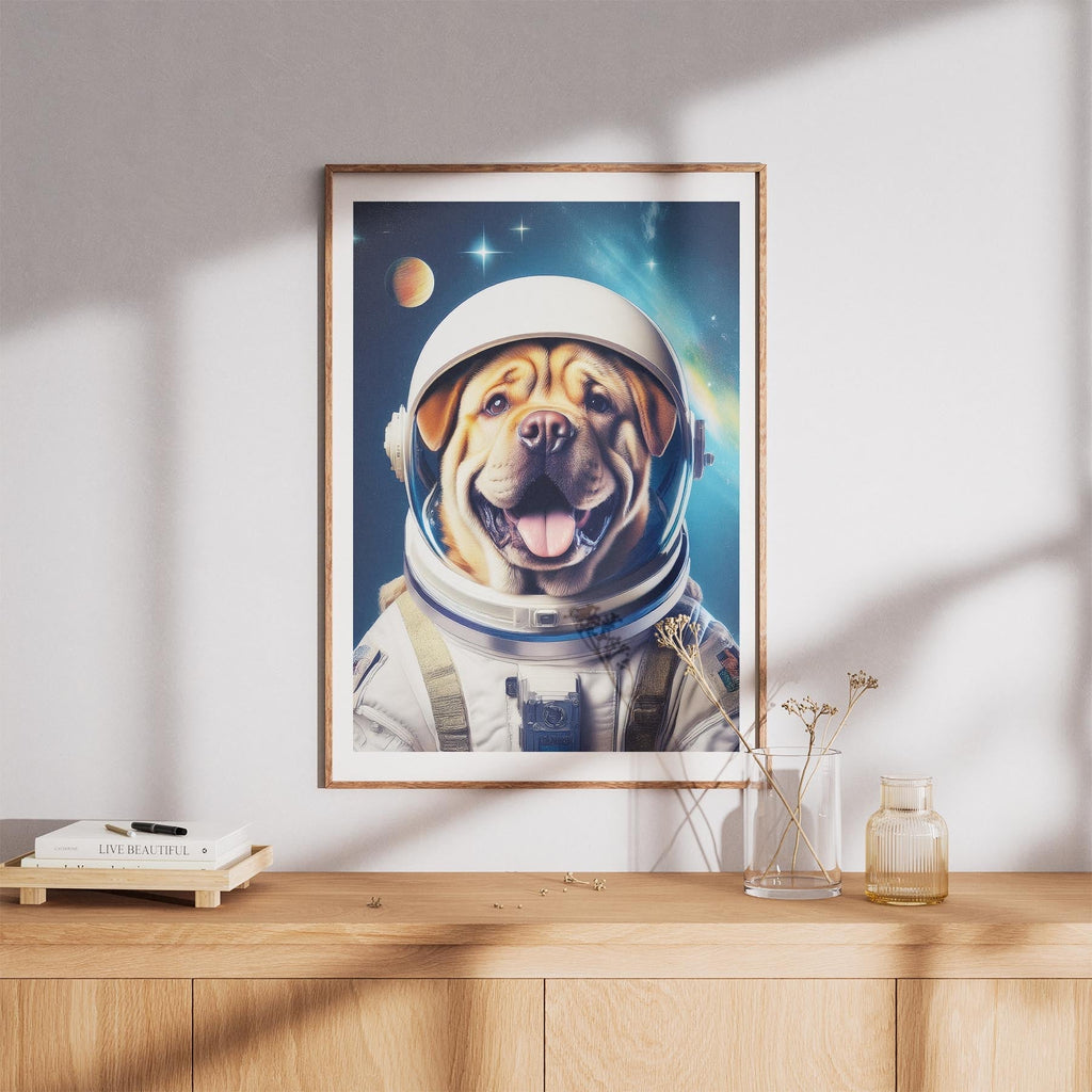 Shar Pei Astronaut Dog Series image 8