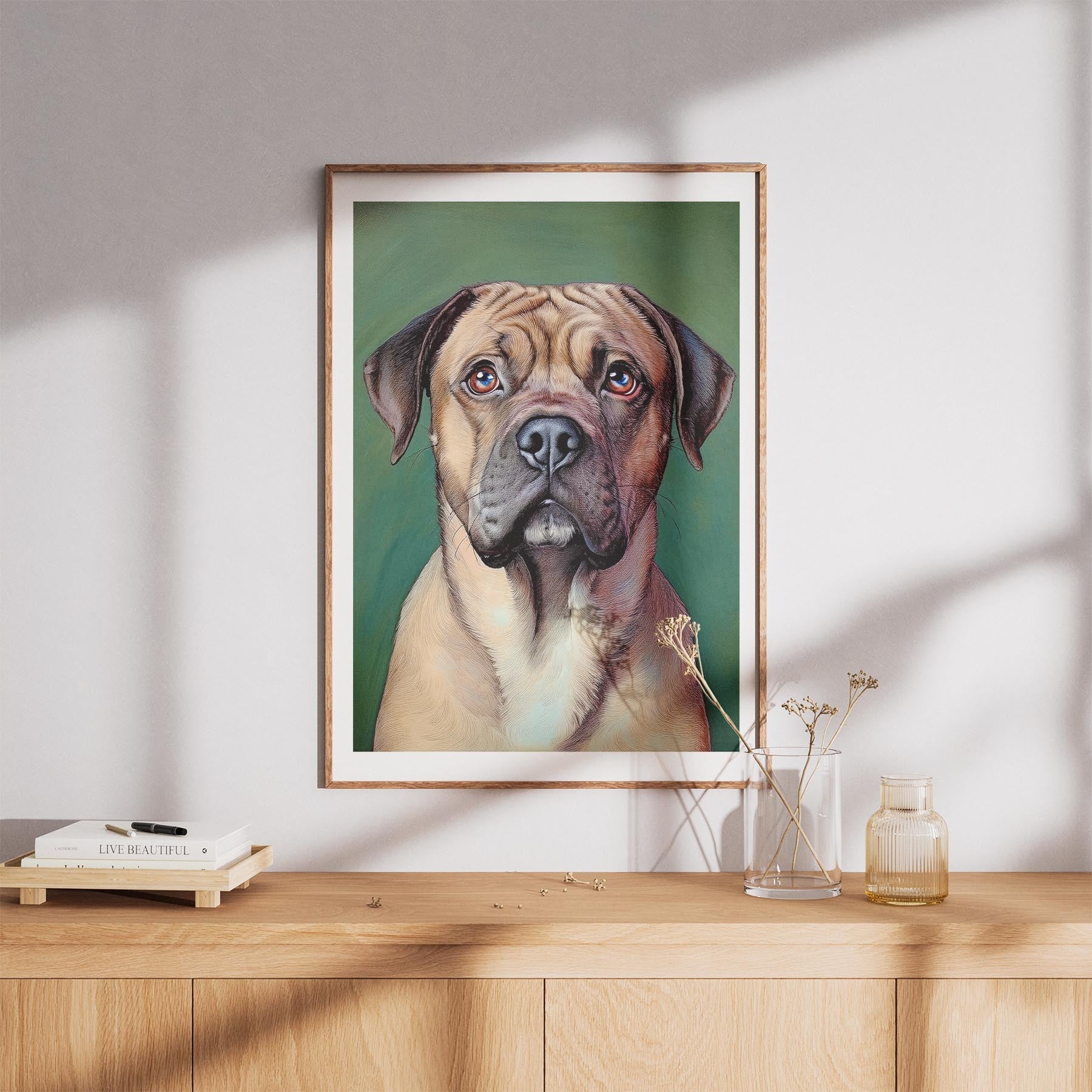 Dogue de Bordeaux Green Painted Series image 8