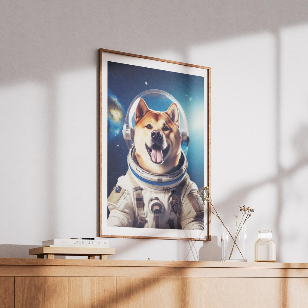 Akita Inu Astronaut Dog Series image 5