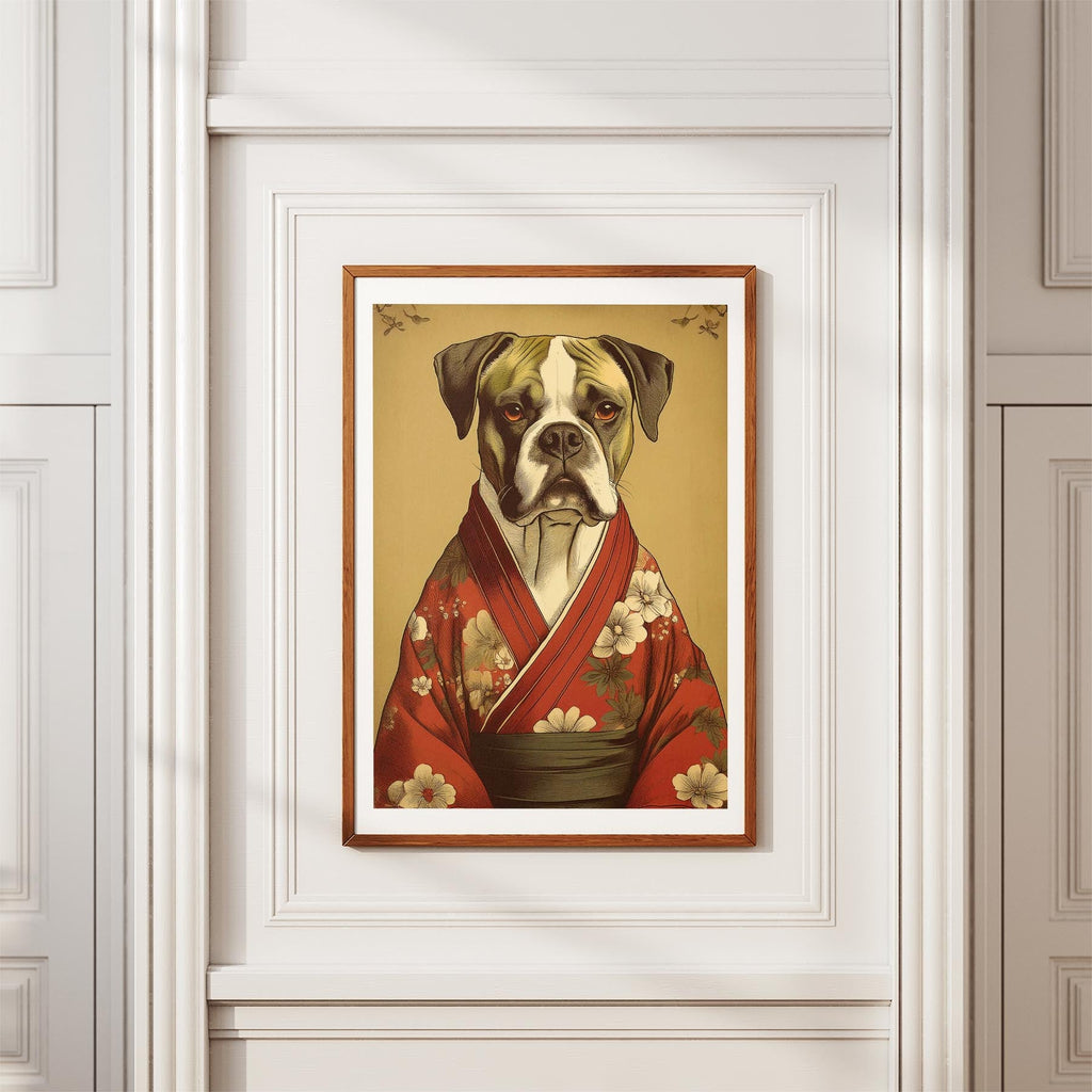Boxer Japanse Kimono Dog Series image 3