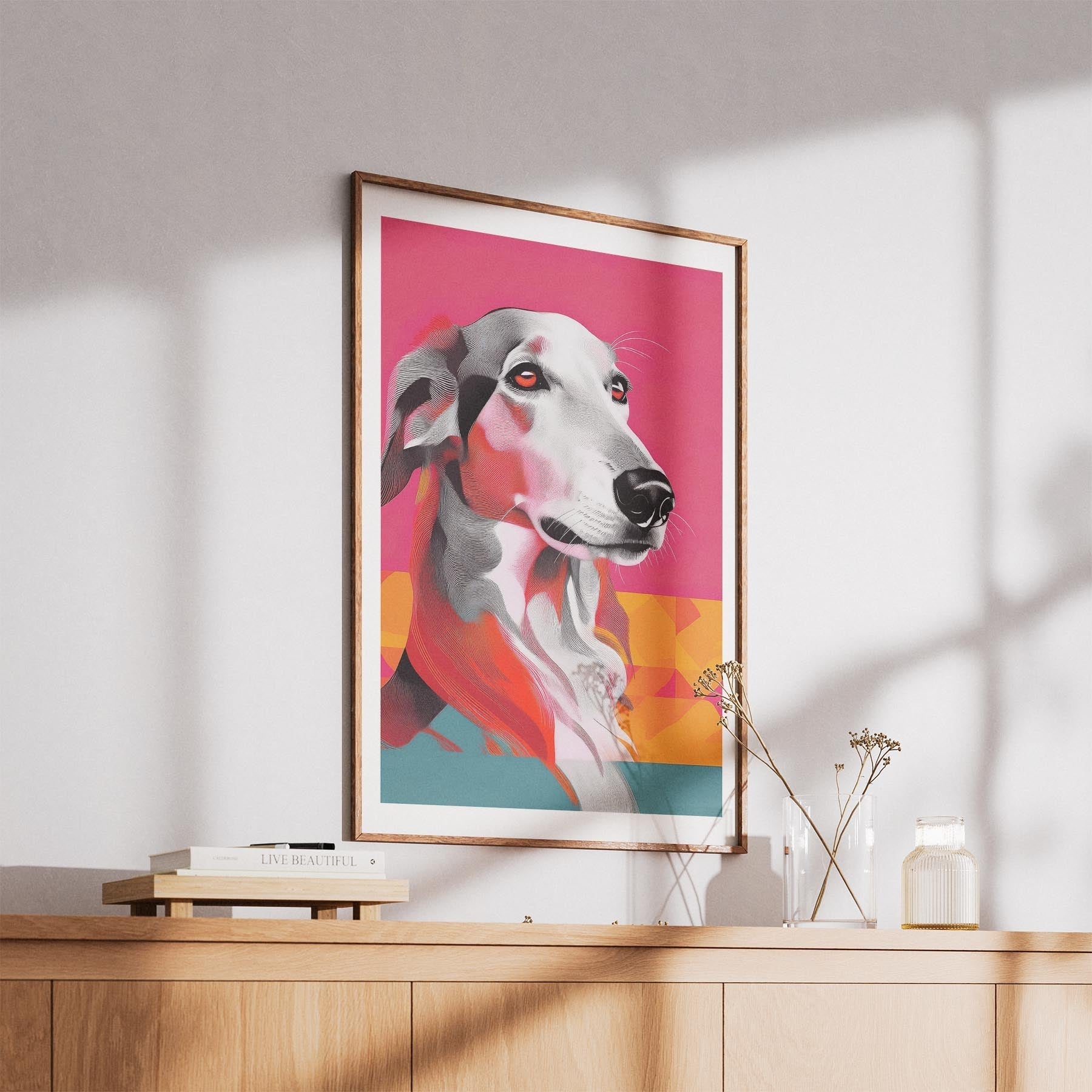 Borzoi Modern Pop Dog Series image 5
