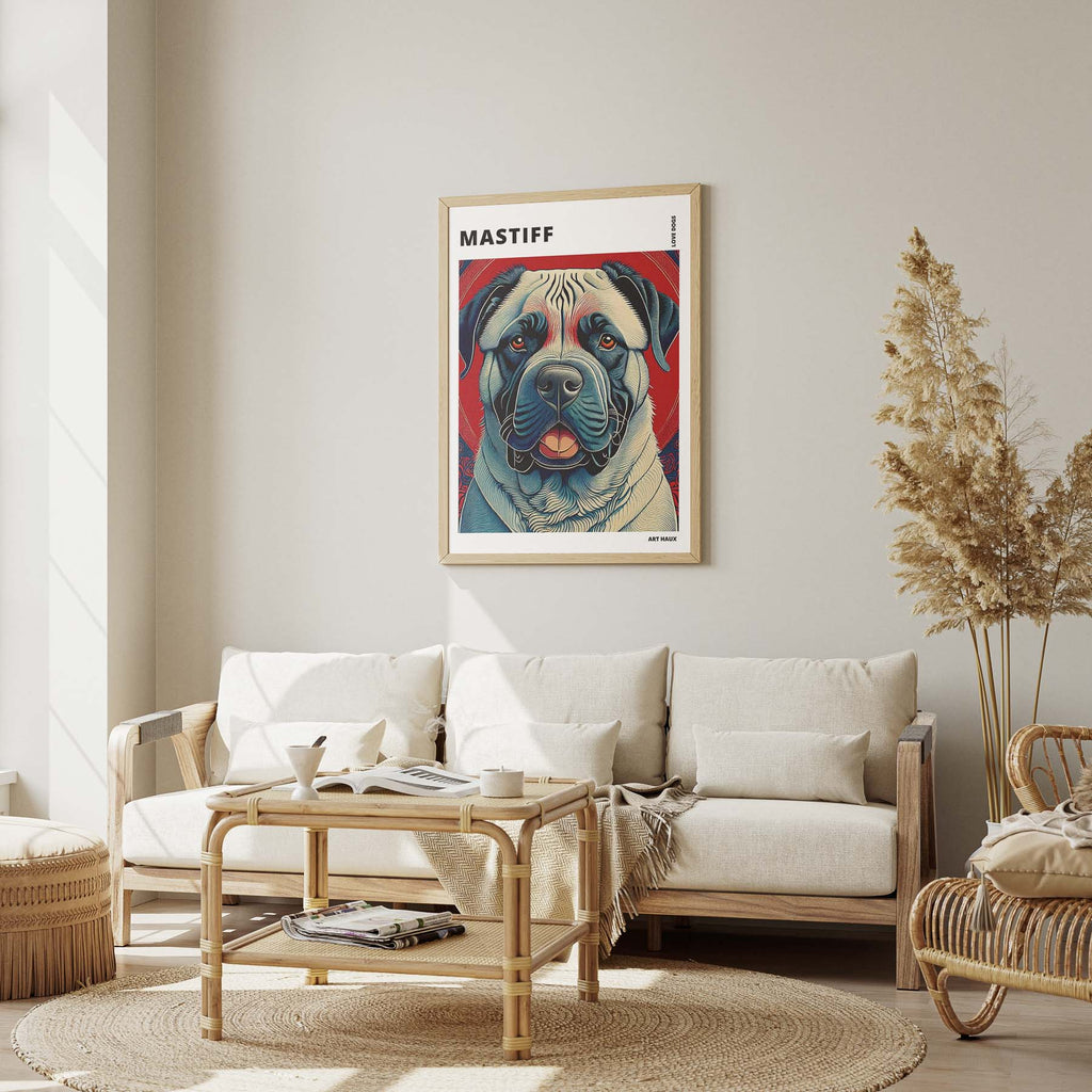 Maltese Hokusai Japanese Inspired Dog Series with Text image 2