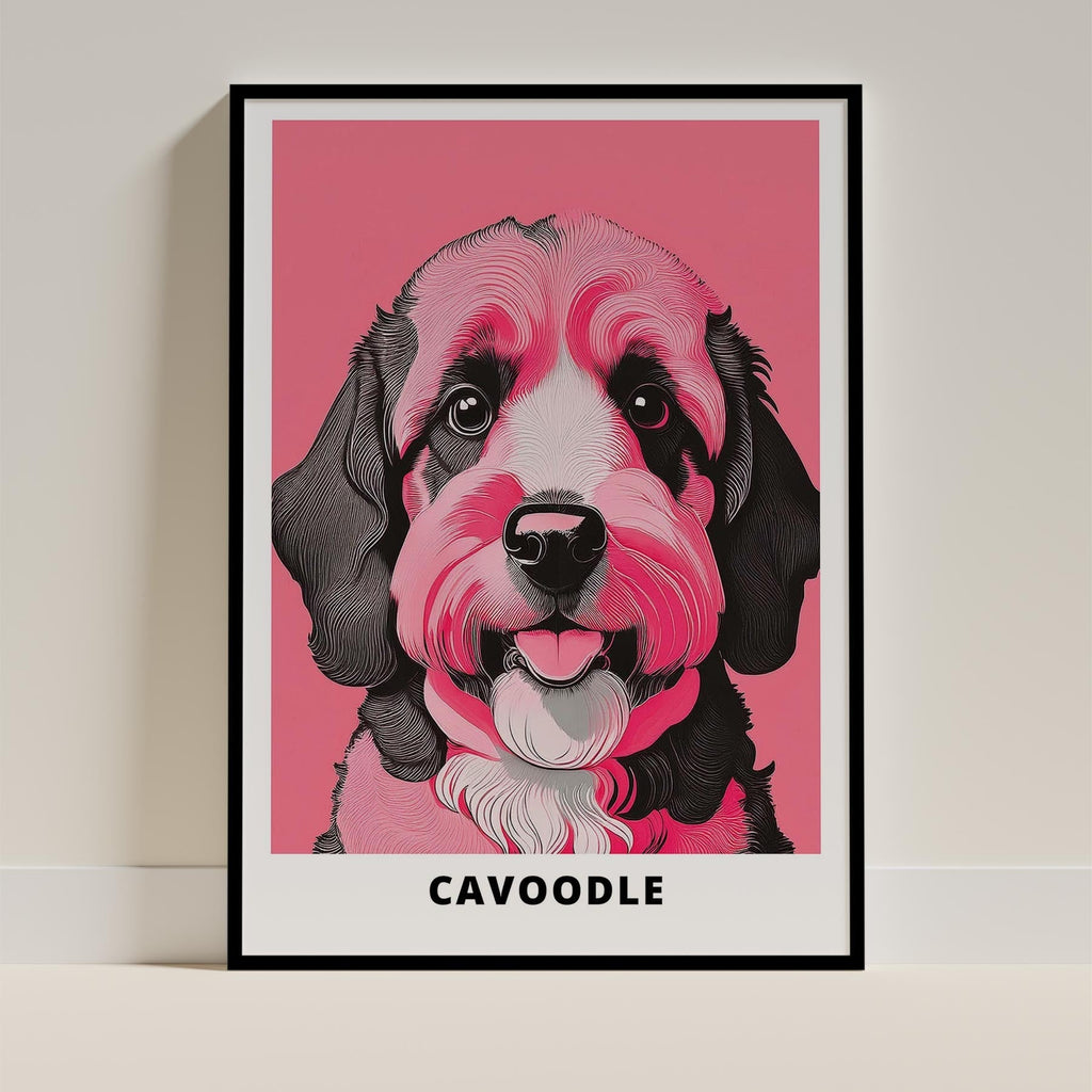 Cavoodle Pink and Black Dog Series 1 image 0