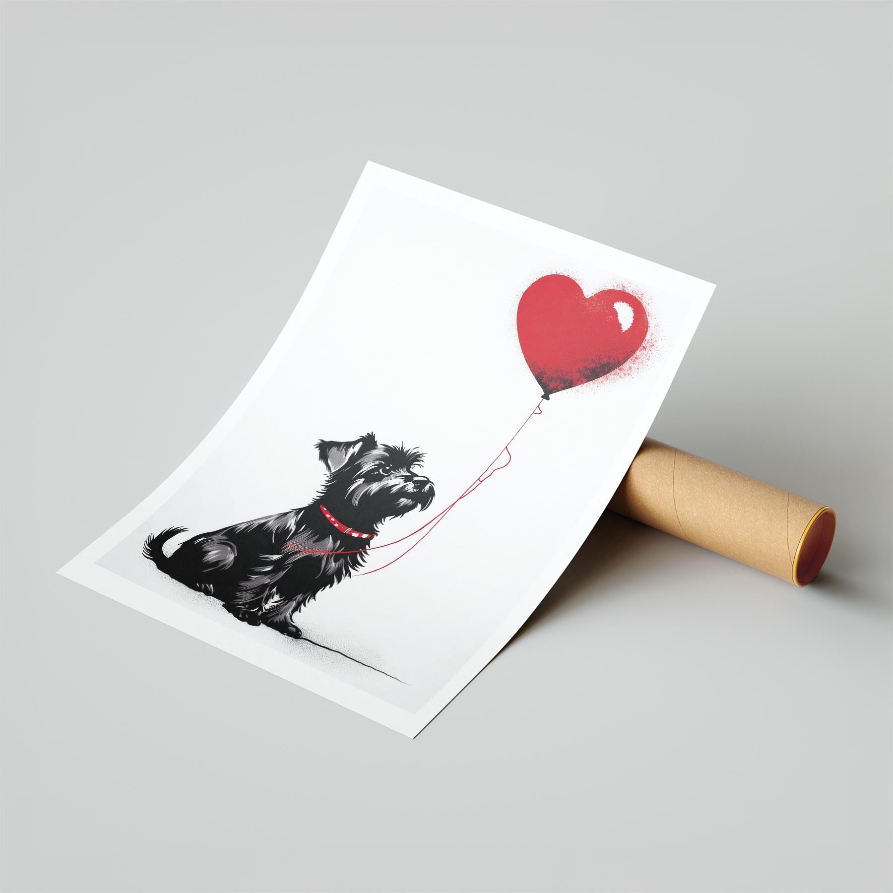 Yorkshire Terrier DOGSY Series inspired by the Art of Banksy image 6