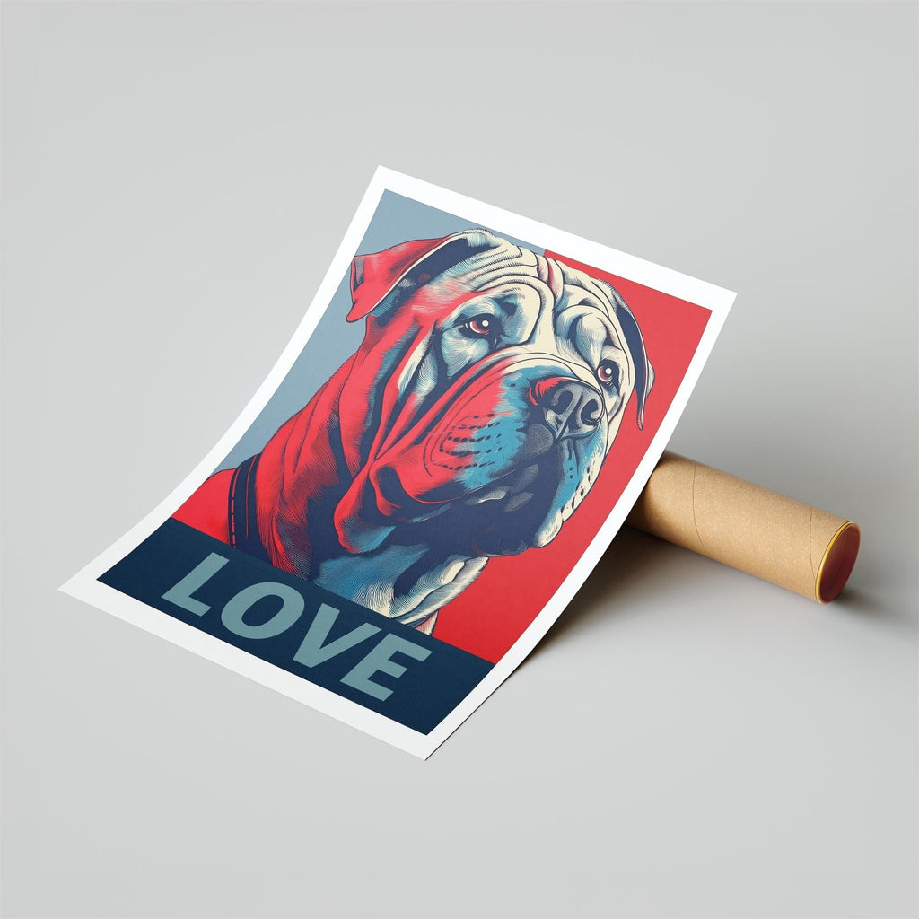 Shar Pei LOVE Series Inspired by the Obama Poster image 6