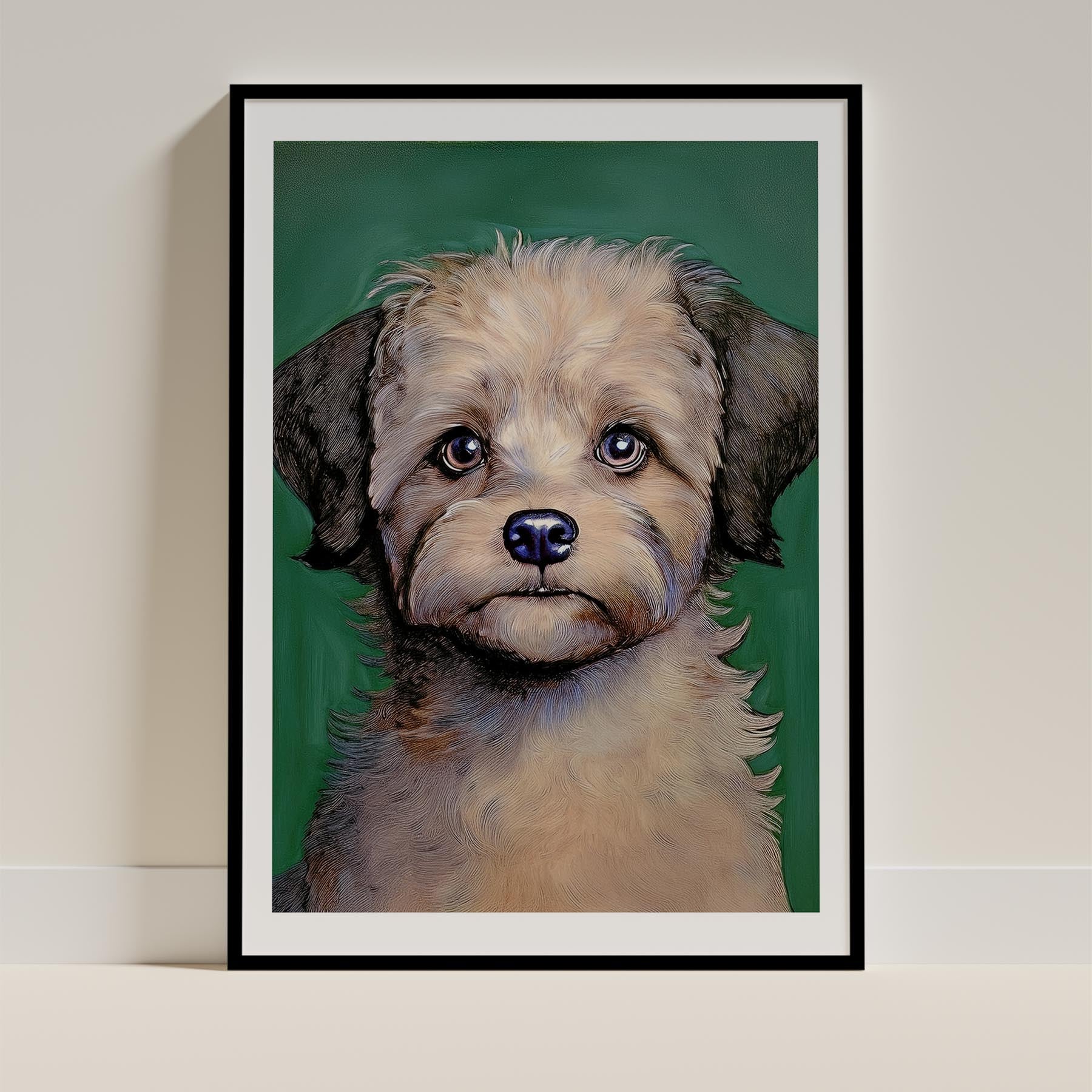 Maltese Green Painted Series image 0