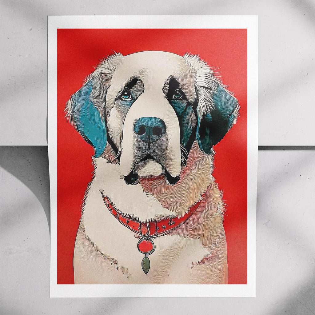 Saint Bernard Red Dog Series image 7