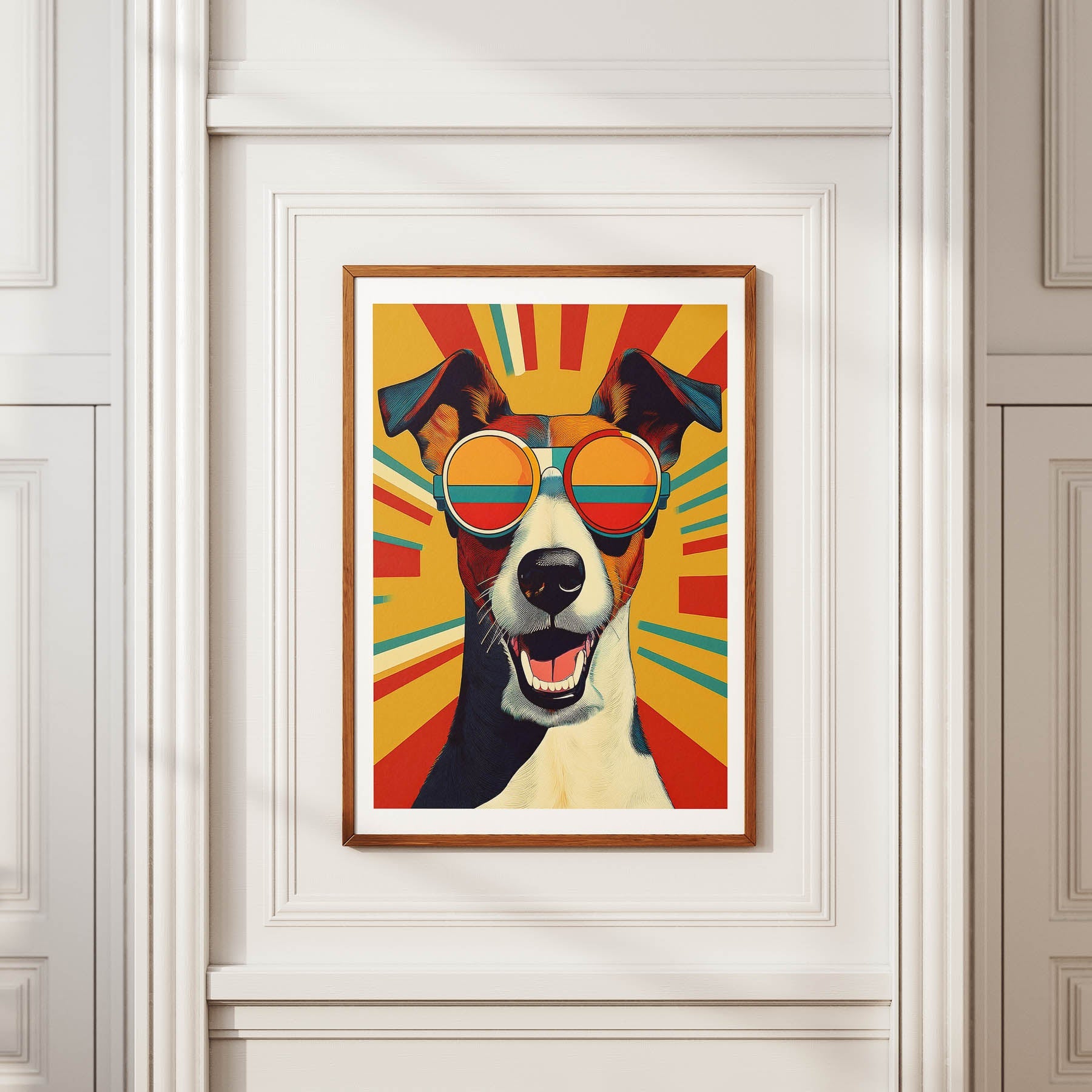 Fox Terrier In Colourful Sunnies 2 image 2