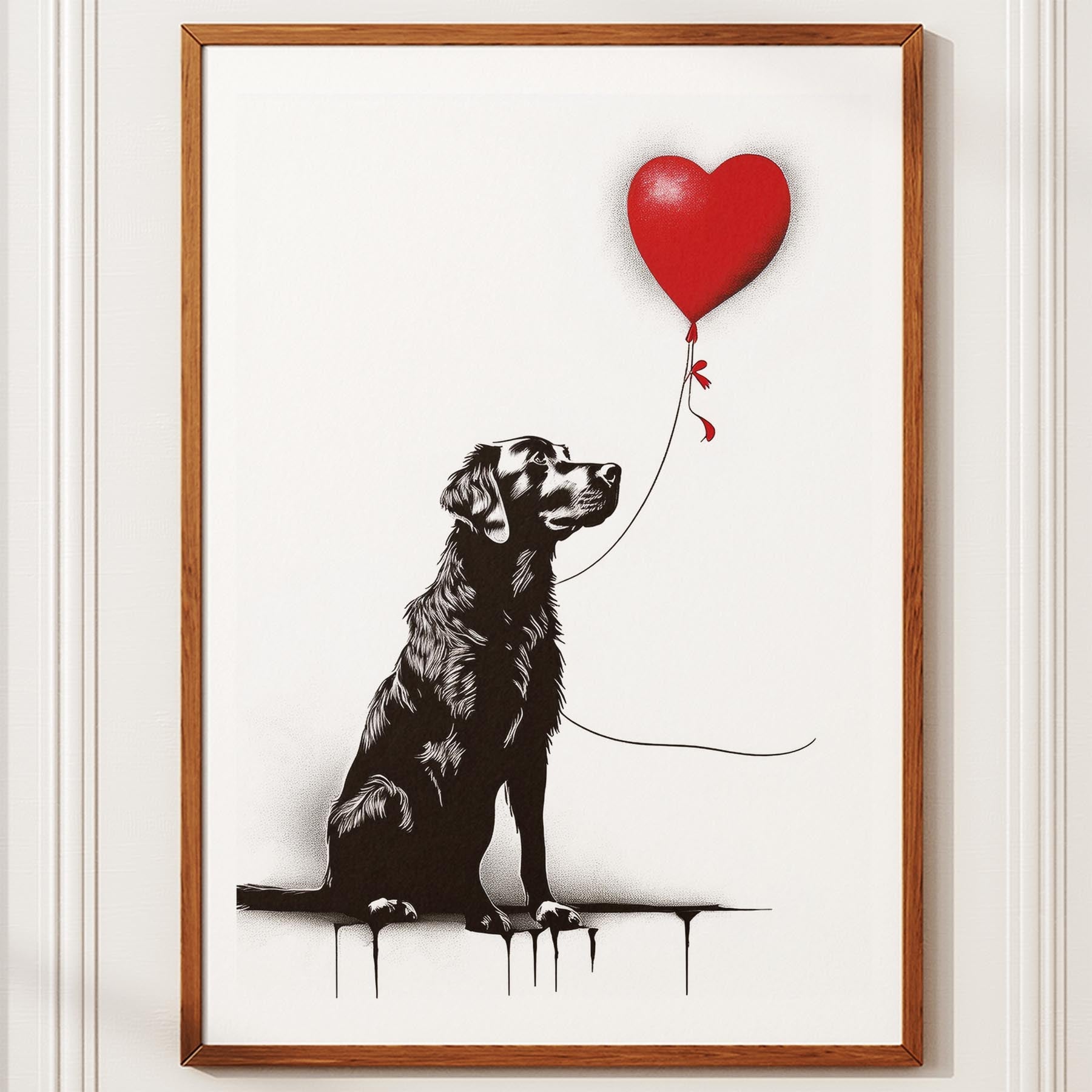 Murray River Retriever DOGSY Series inspired by the Art of Banksy image 10