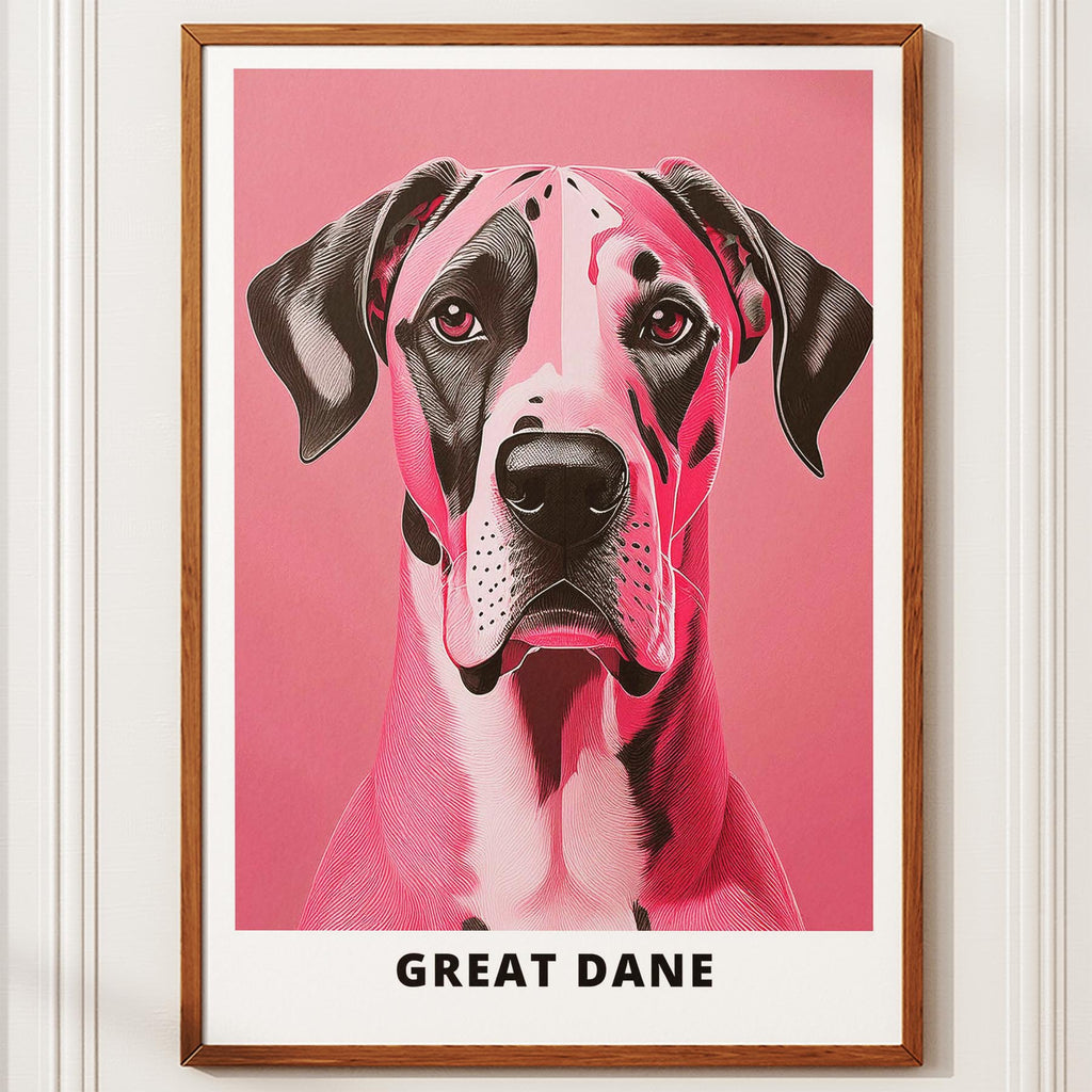 Great Dane Pink and Black Dog Series 3 image 10