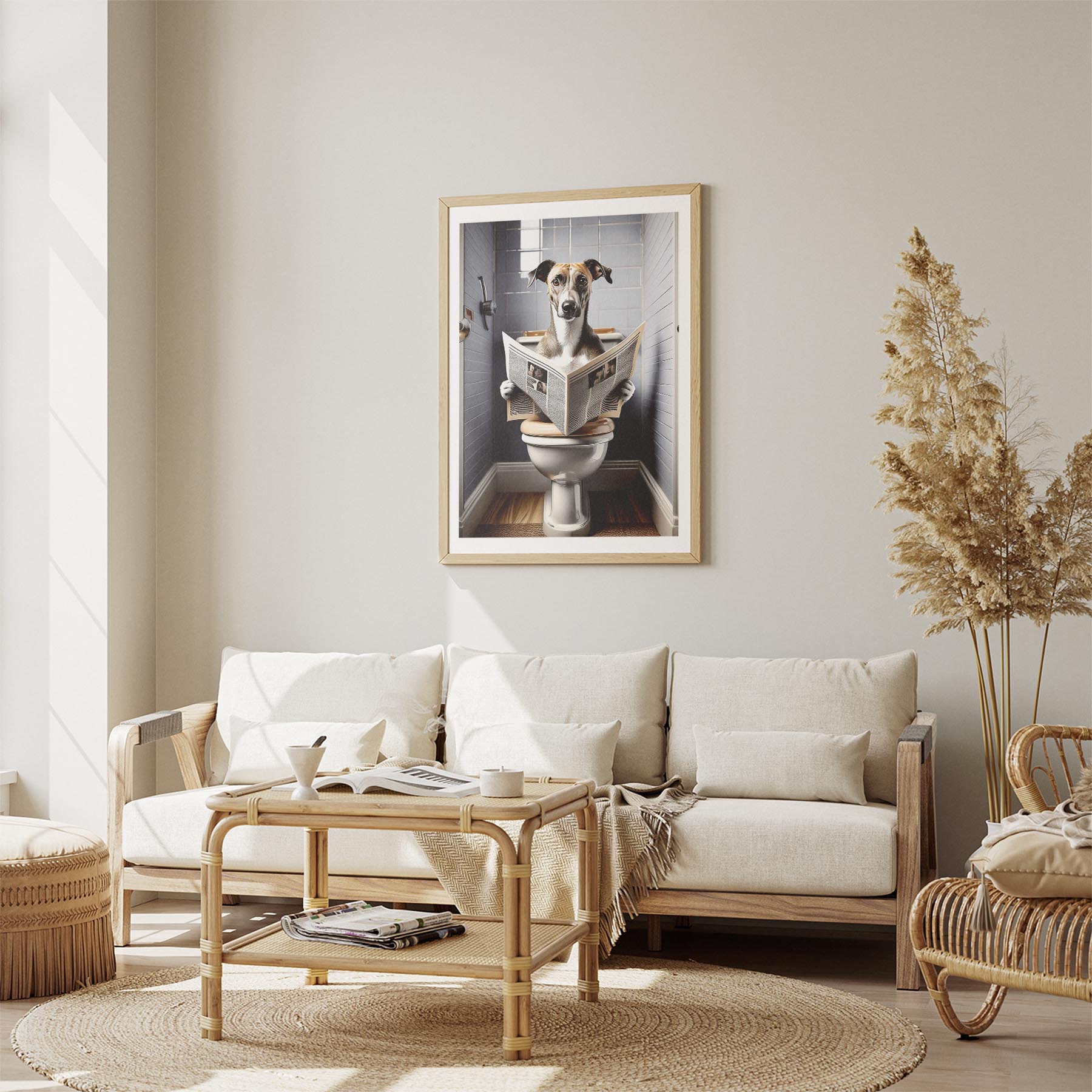 Greyhound Toilet Humour Dog Series 1 image 2