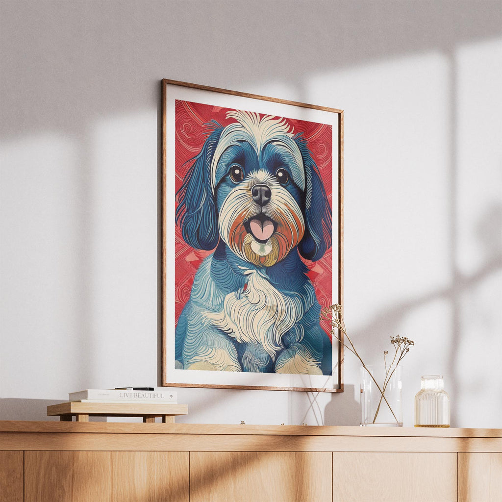 Shih Tzu Hokusai Japanese Inspired Dog Series 1 image 5