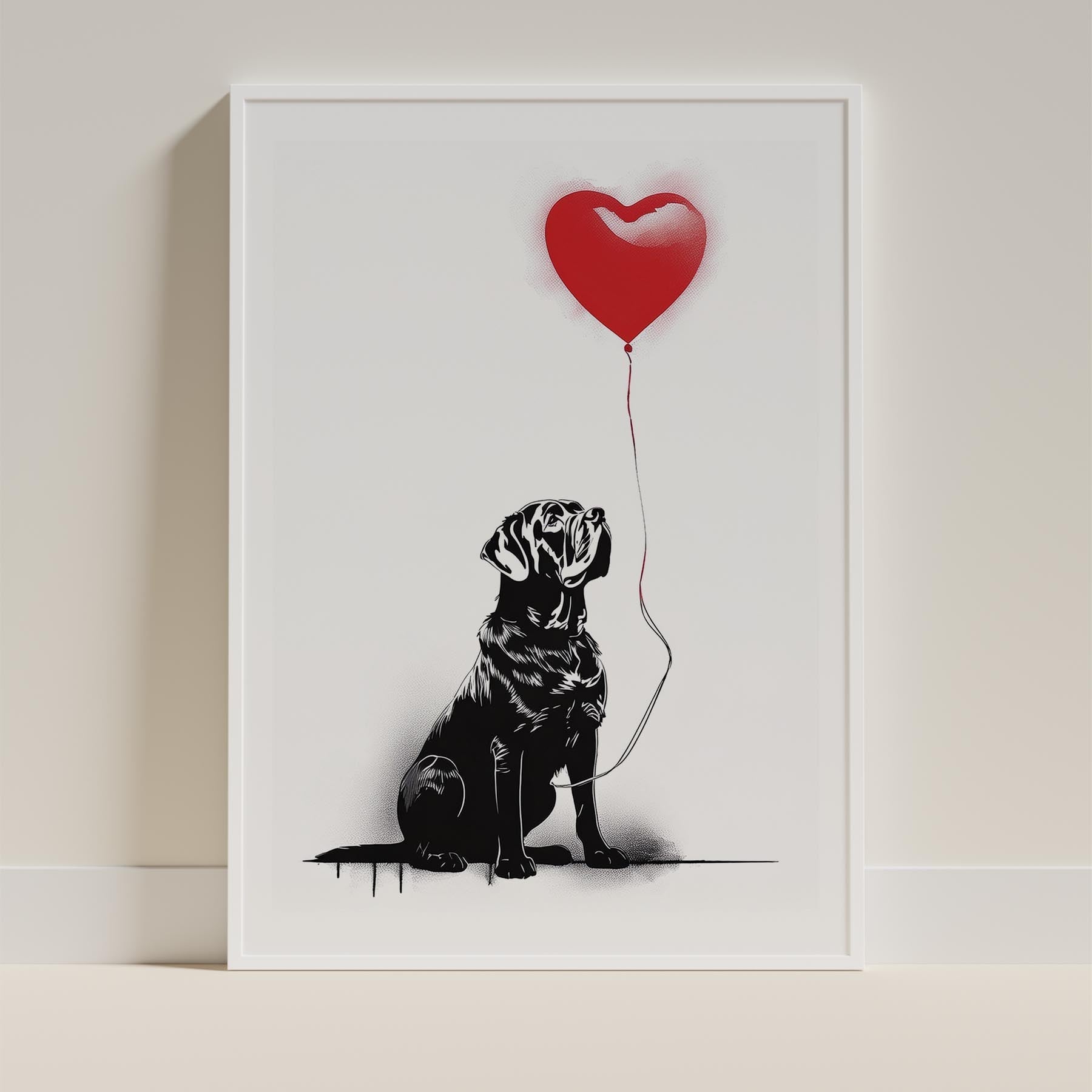 Neapolitan Mastiff DOGSY Series inspired by the Art of Banksy image 9