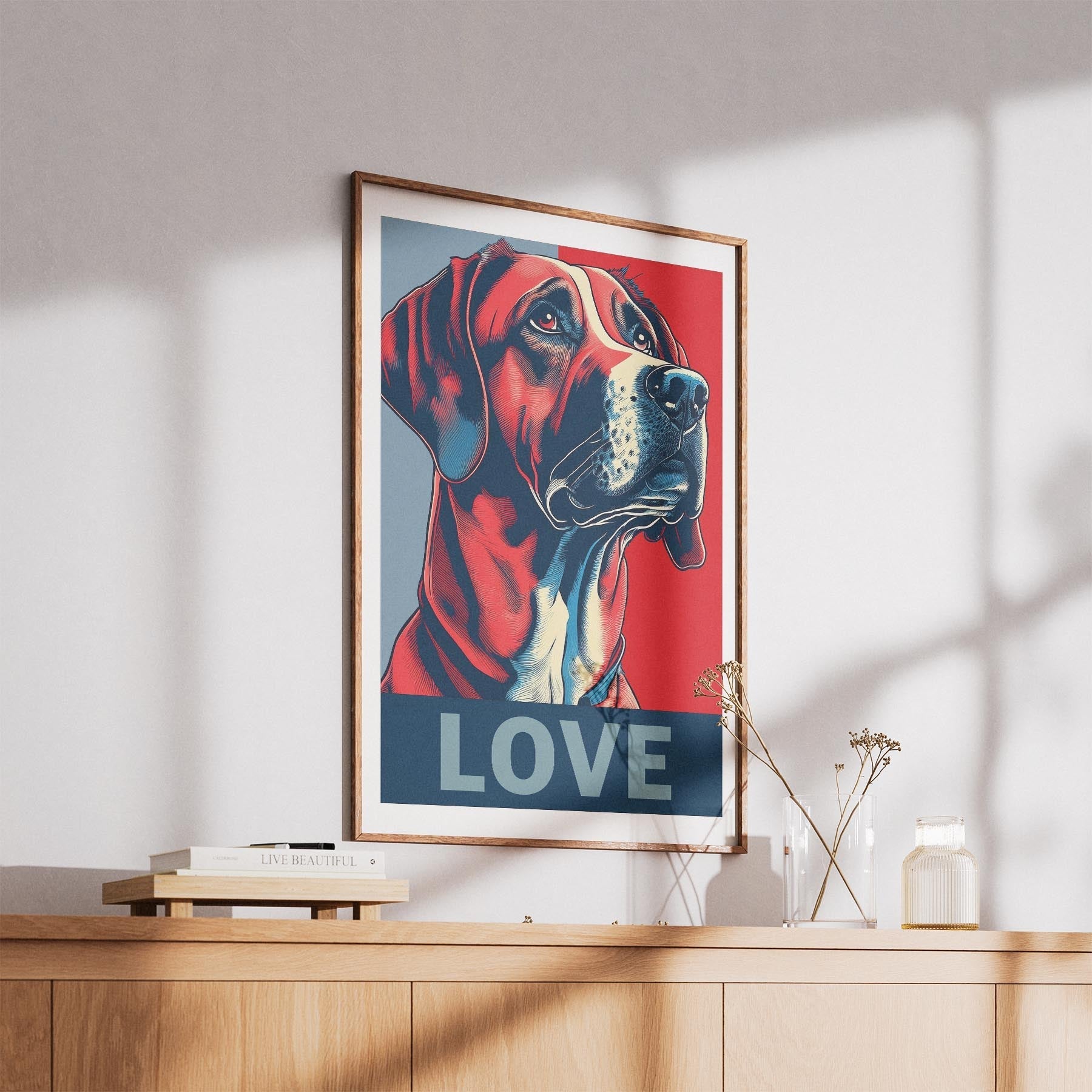 Rhoedesian Ridgeback LOVE Series Inspired by the Obama Poster image 5