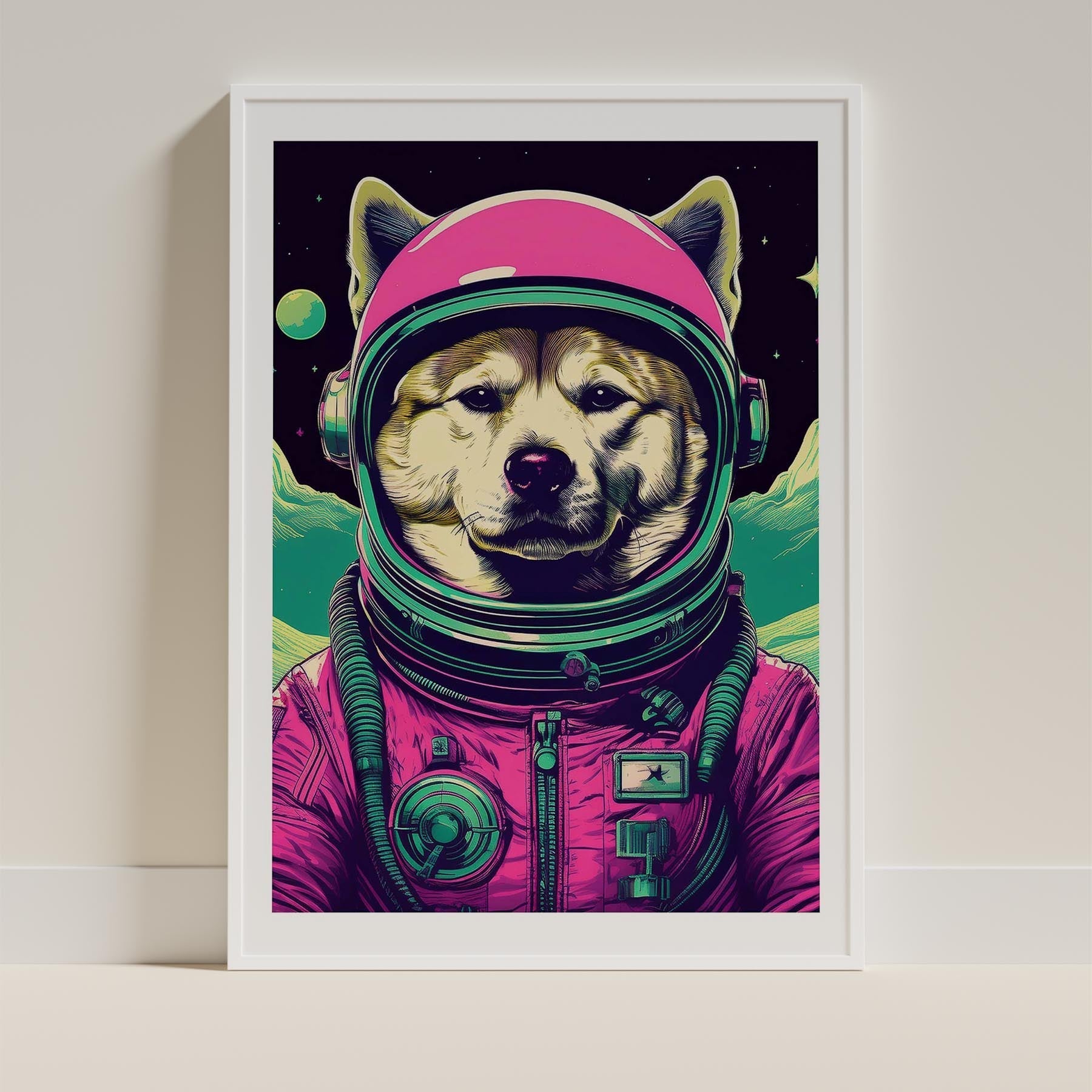 Akita Inu Space Dogs Series image 9