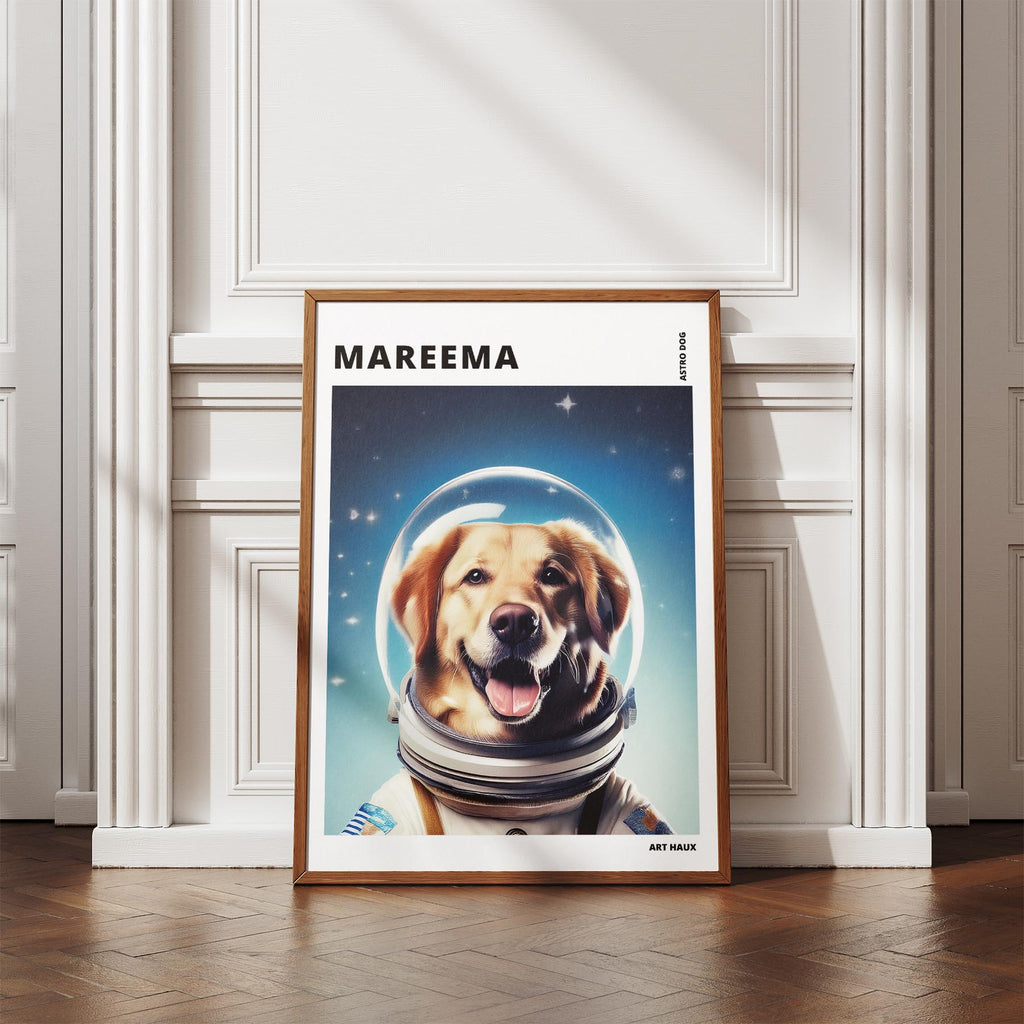 Maremma Astronaut Dog Series with Text Astro Dog image 4