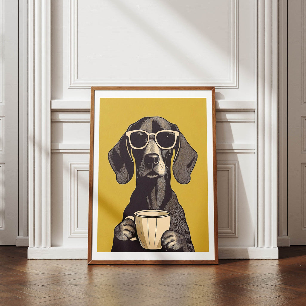 Vizsla Chillin Coffee Dog image 4