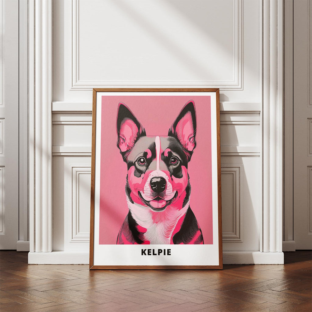 Kelpie Pink and Black Dog Series 1 image 4