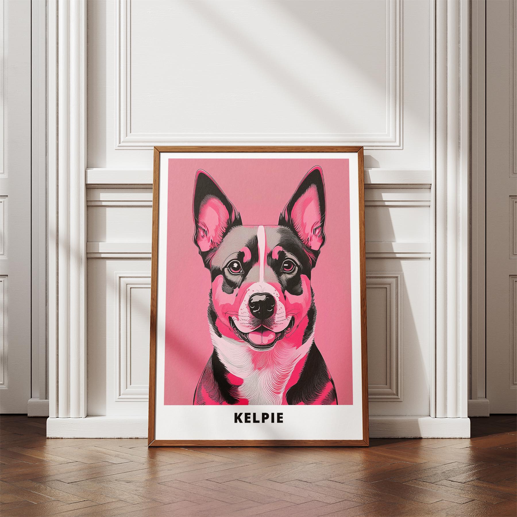 Kelpie Pink and Black Dog Series 1 image 4