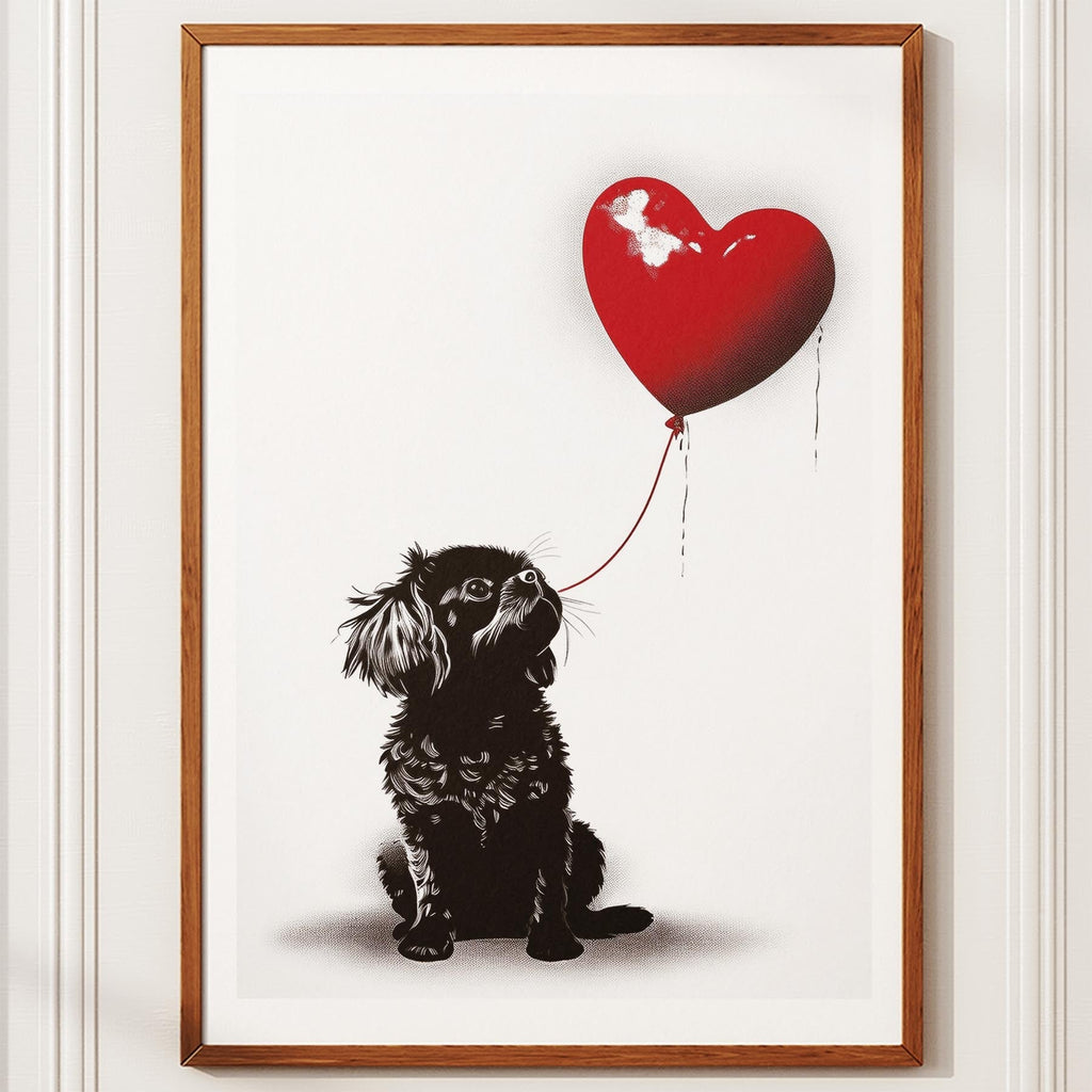 Japanese Chin DOGSY Series inspired by the Art of Banksy image 10