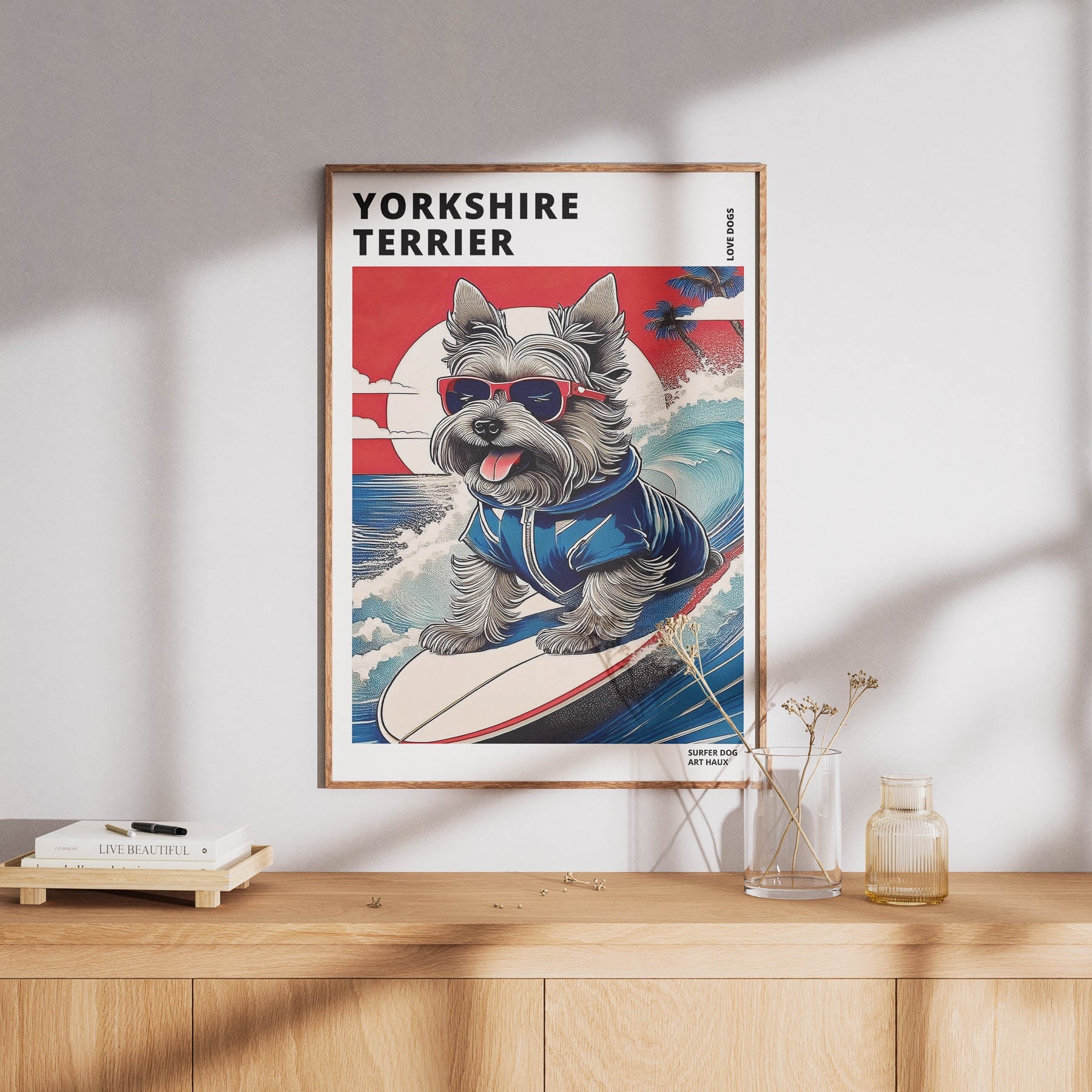 Yorkshire Terrier Hokosai Surfer Dogs 1 image 8