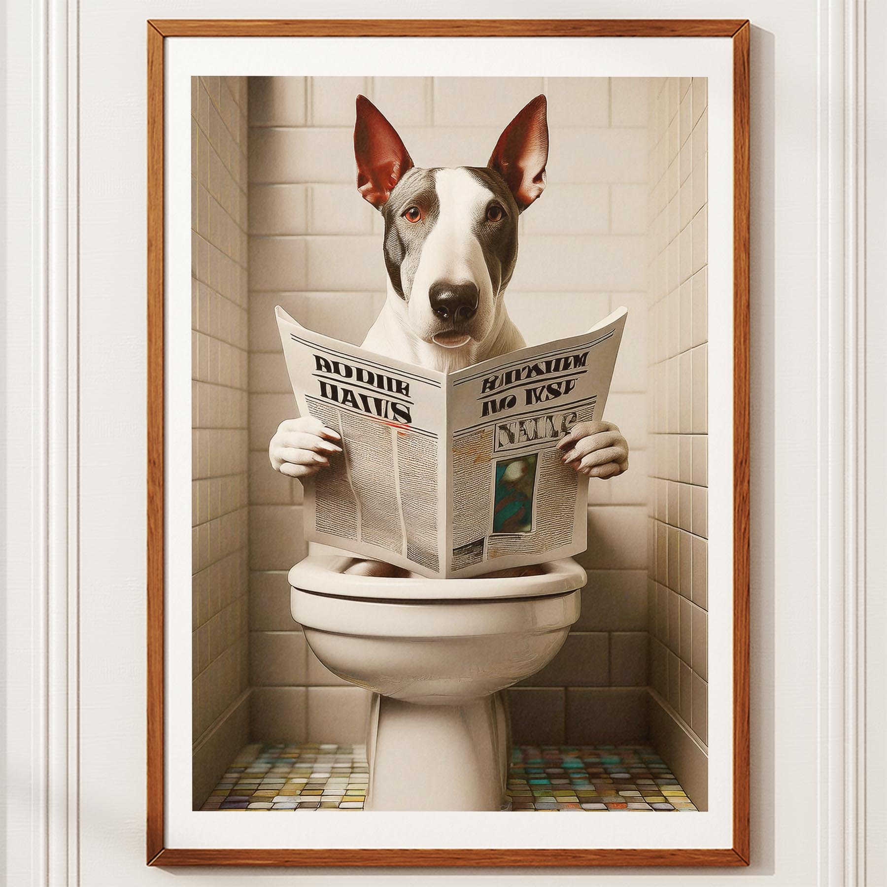 Bull Terrier Toilet Humour Dog Series 4 image 10