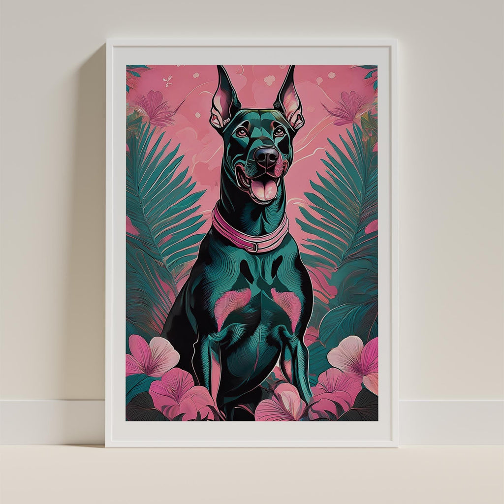 Doberman Flowery Dog image 10