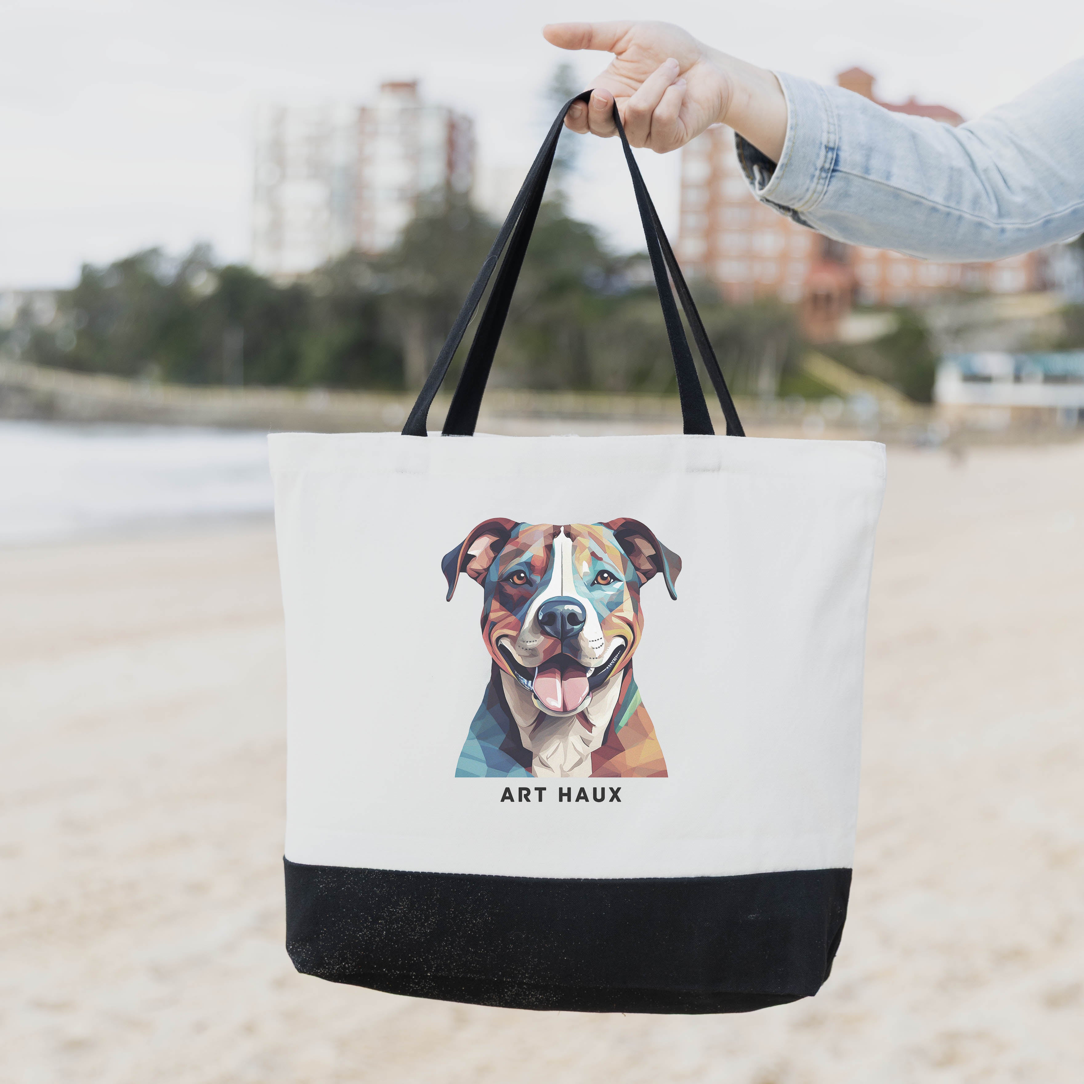 Staffordshire Bull Terrier Chic Graphic Art Bag image 1