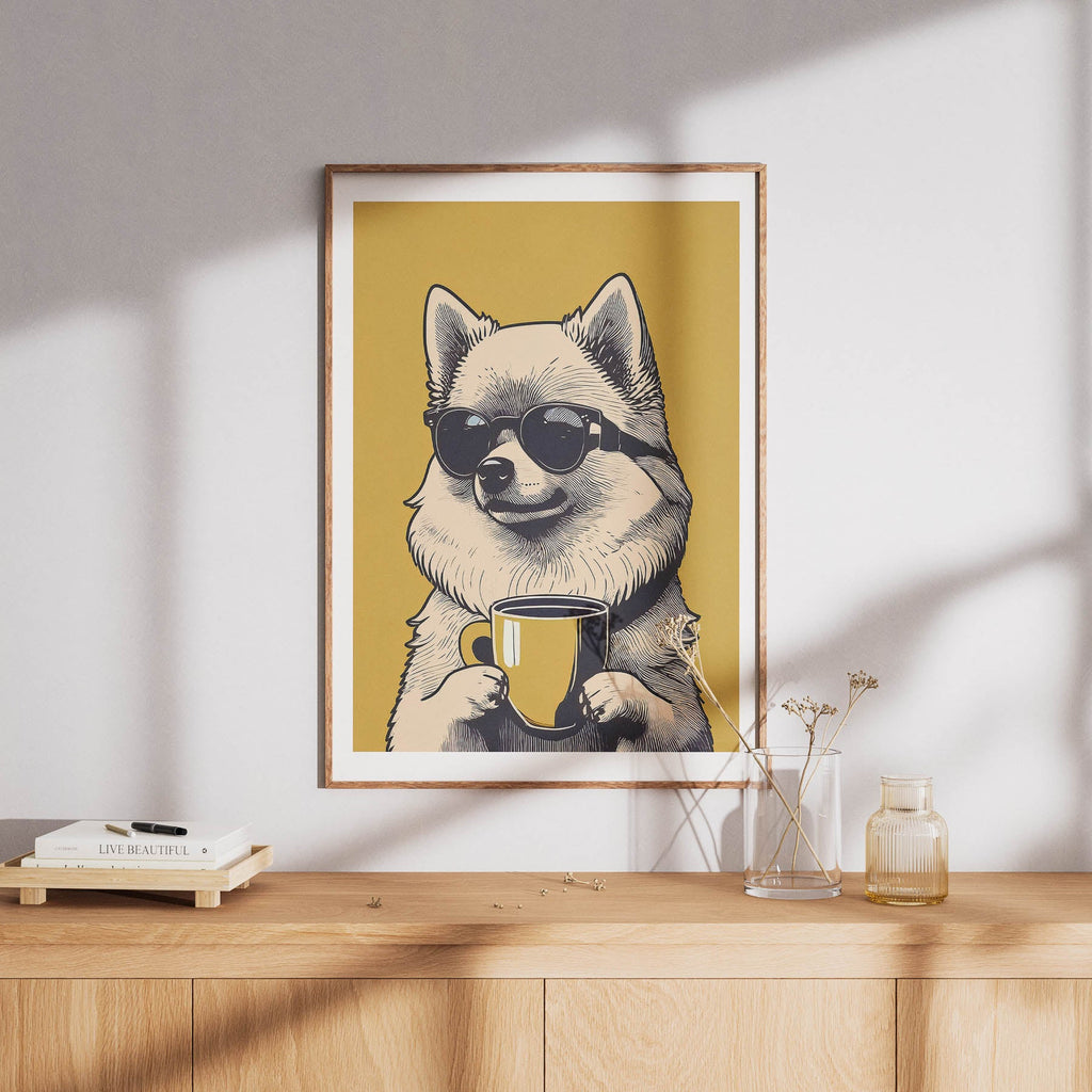 Pomeranian Chillin Coffee Dog image 8