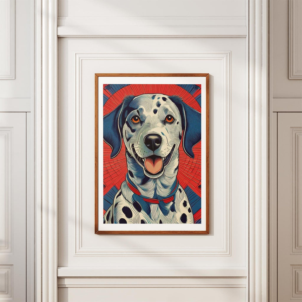 Dalmatian Hokusai Japanese Inspired Dog Series image 3