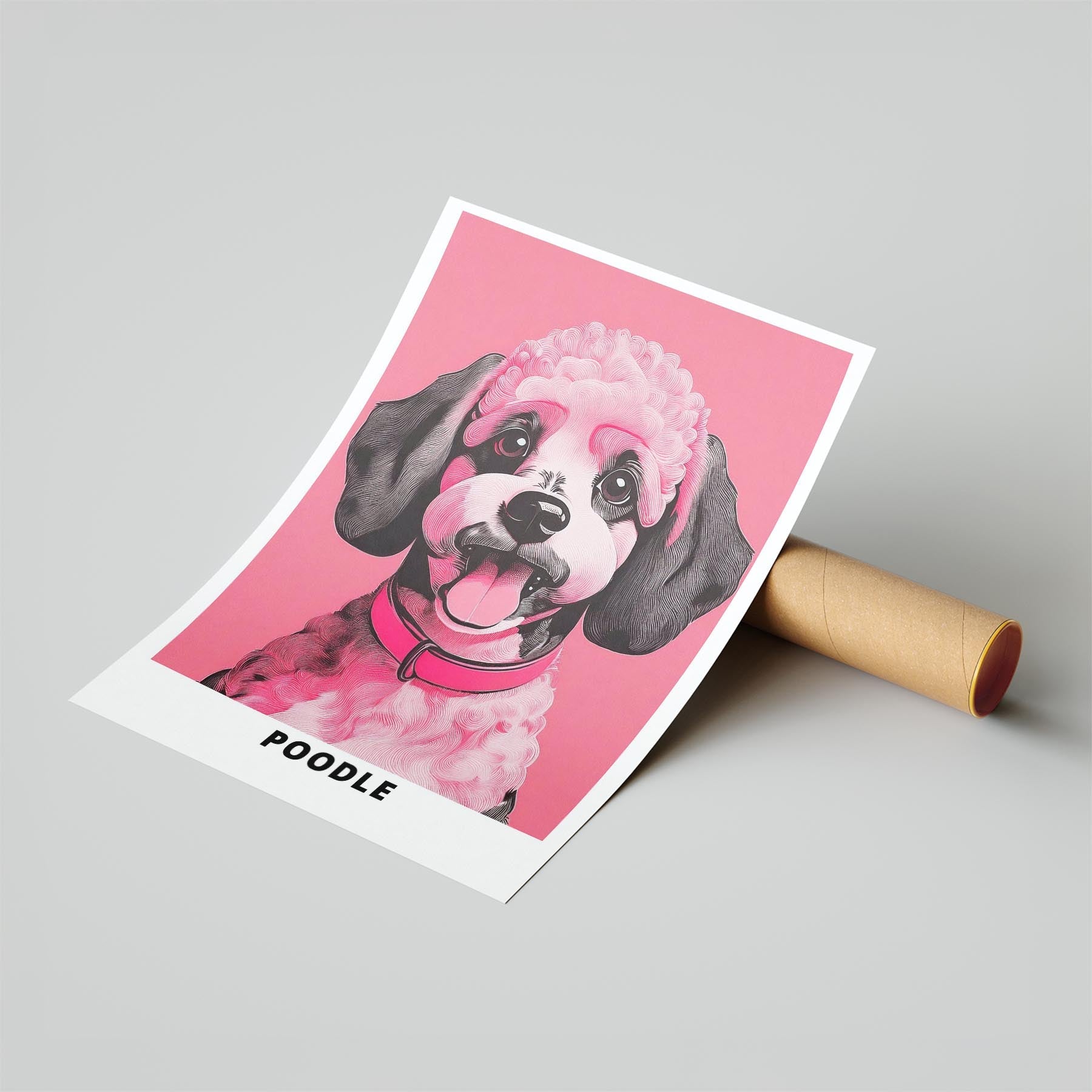 Poodle Pink and Black Dog Series 1 image 6