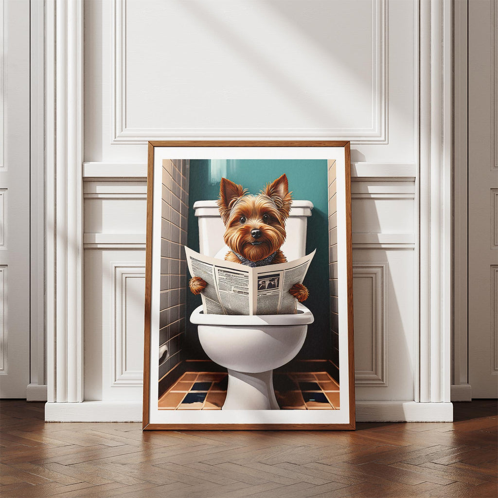Yorkshire Terrier Toilet Humour Dog Series image 4