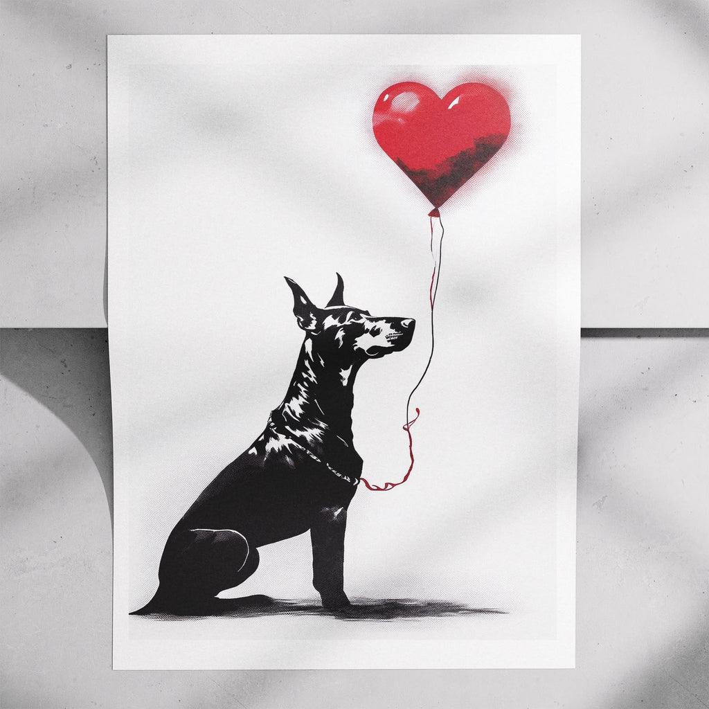 Doberman DOGSY Series inspired by the Art of Banksy image 7